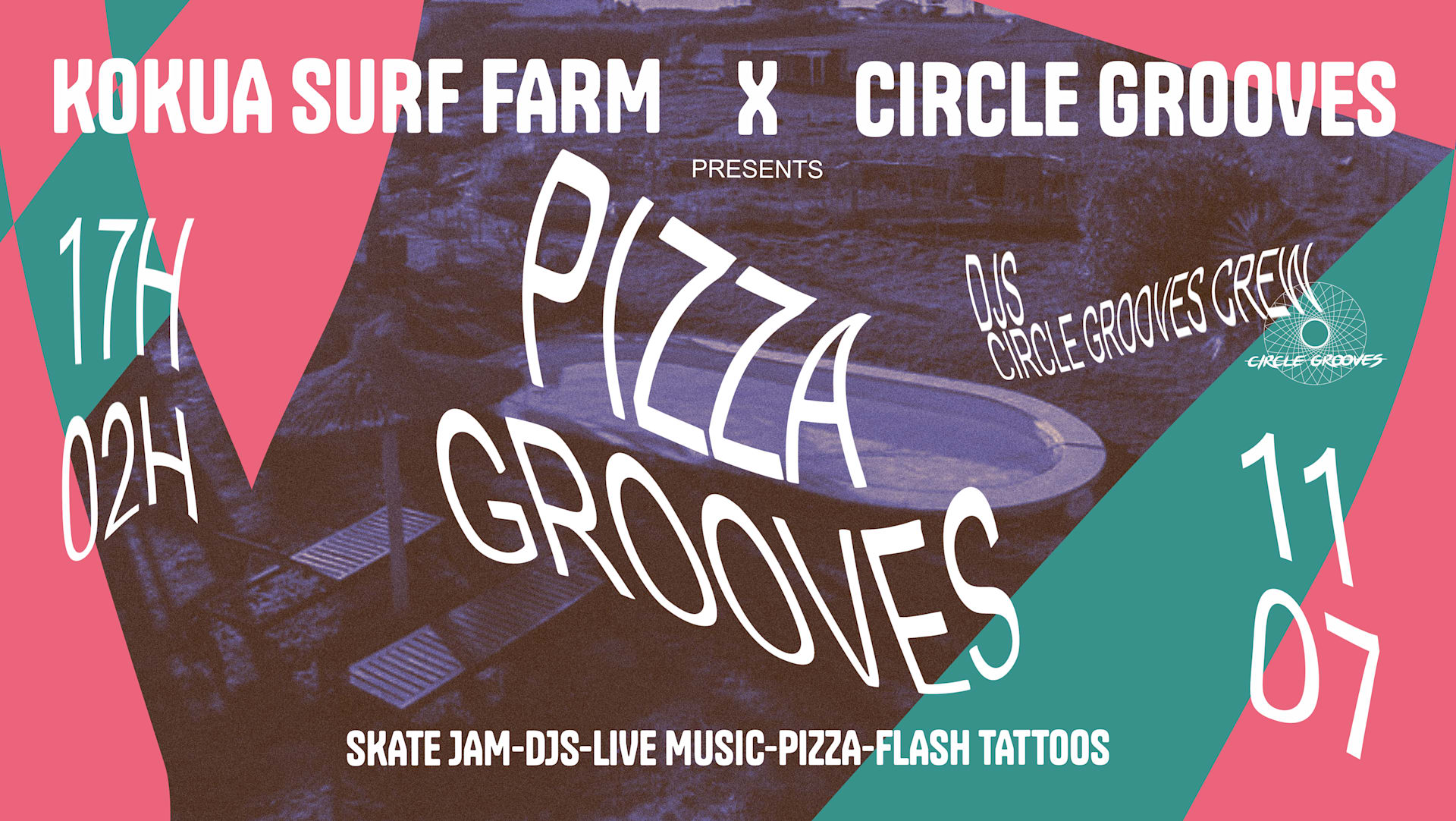 Pizza Grooves #2 - Kokua Surf Farm & Circle Grooves