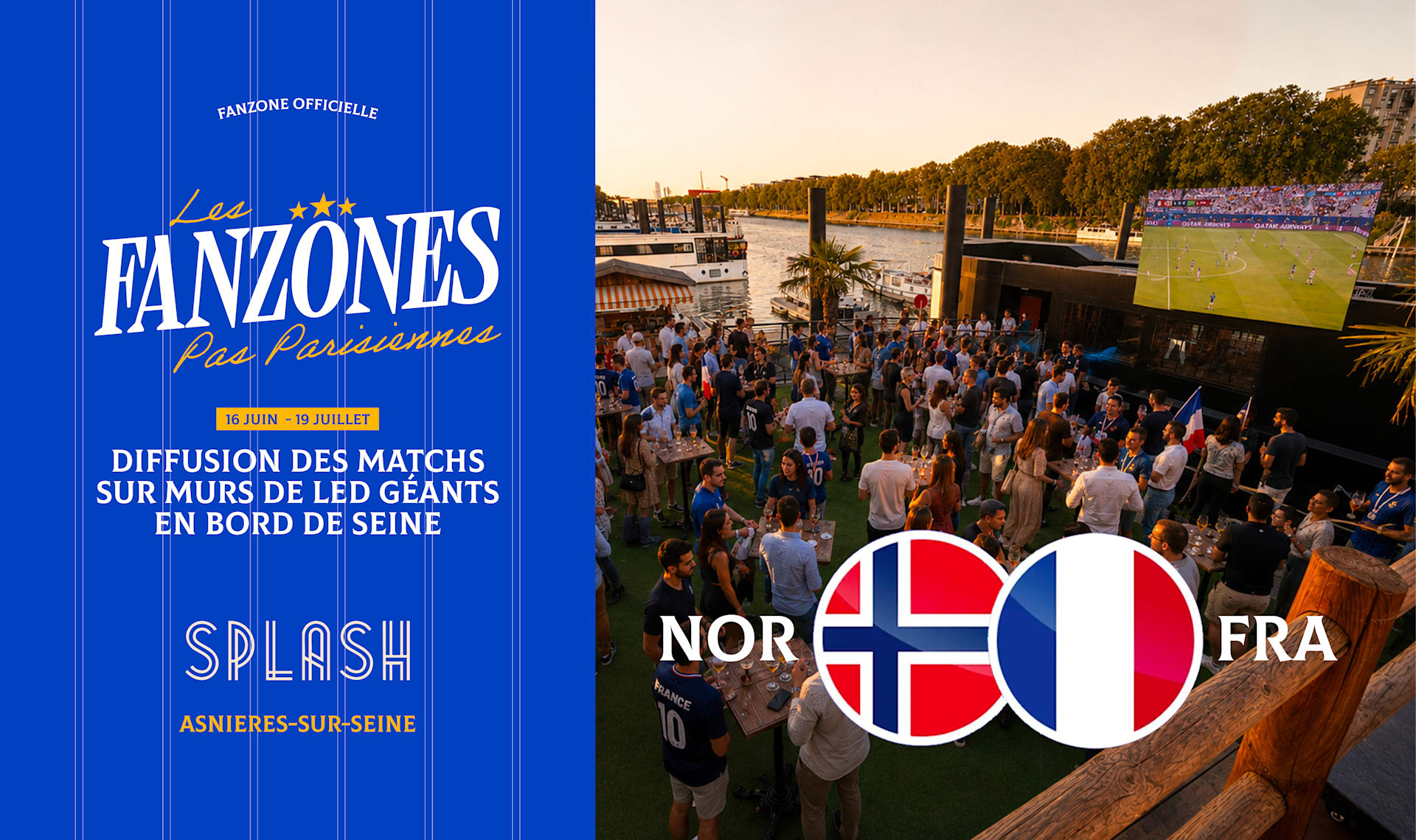 Allez Les Bleus ! | Fan Zone @Splash Asnières