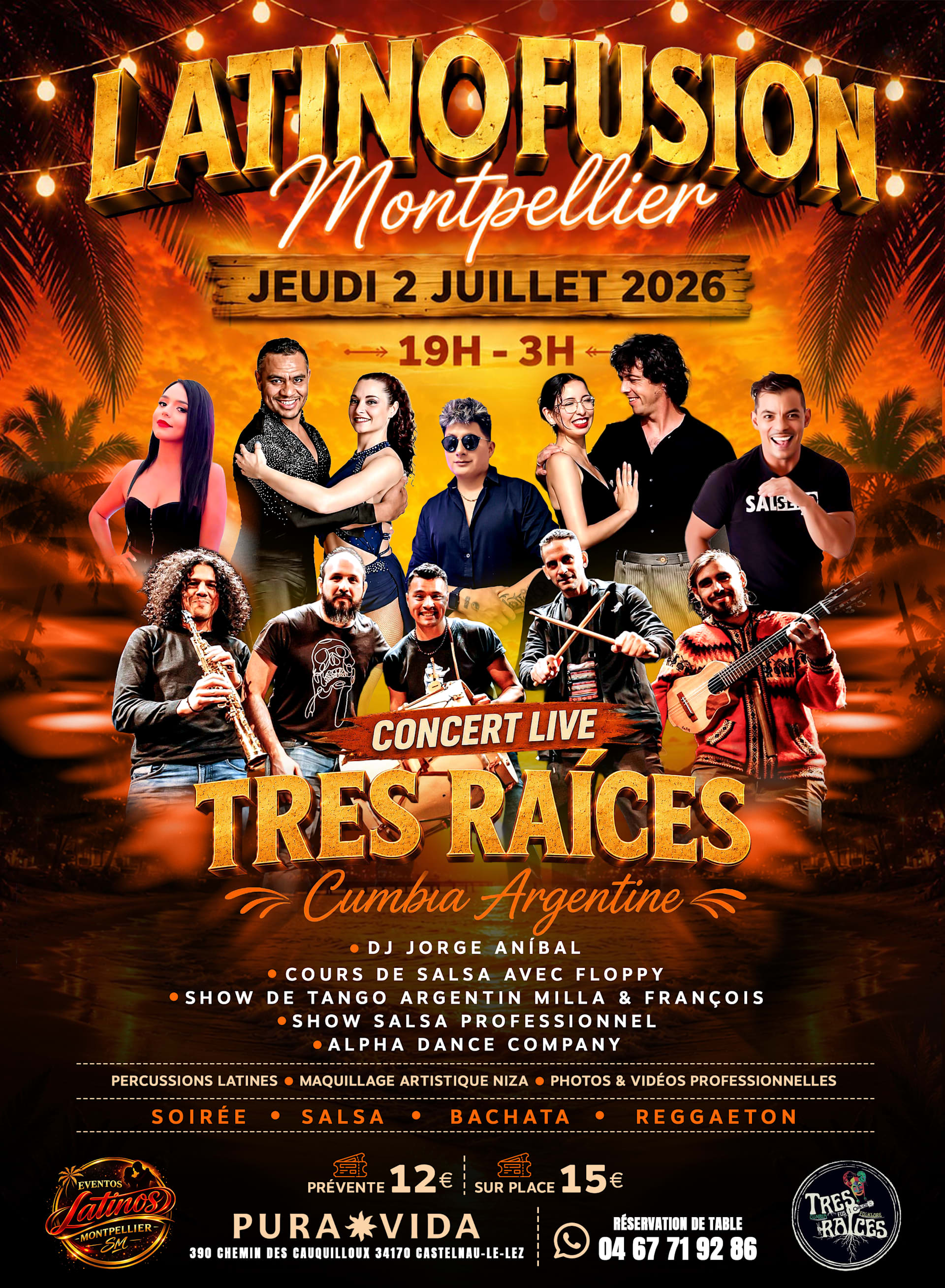 Latino Fusion | Concert Live • Dj • Shows •Pura Vida Mtp