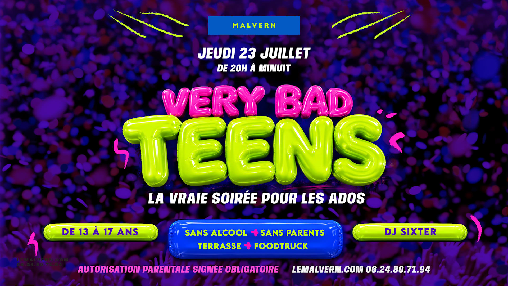 Very Bad Teens - 13/17ans
