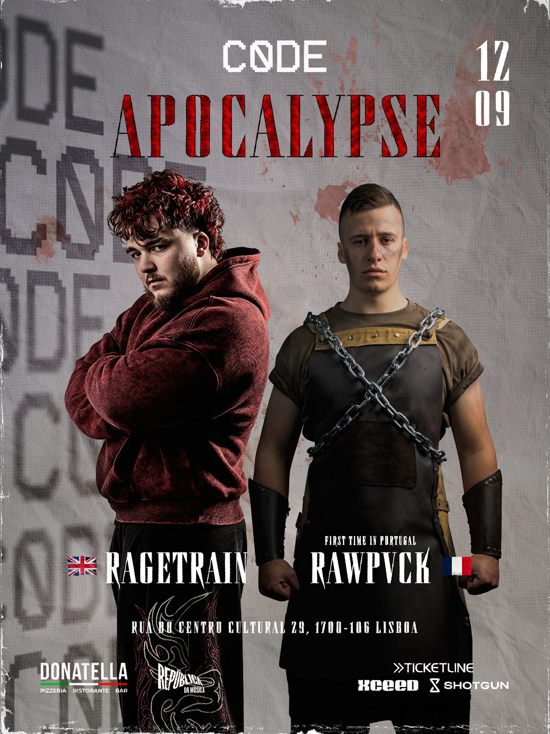 C0de - Apocalypse W/ Ragetrain Uk & Rawpvck Fr Debut
