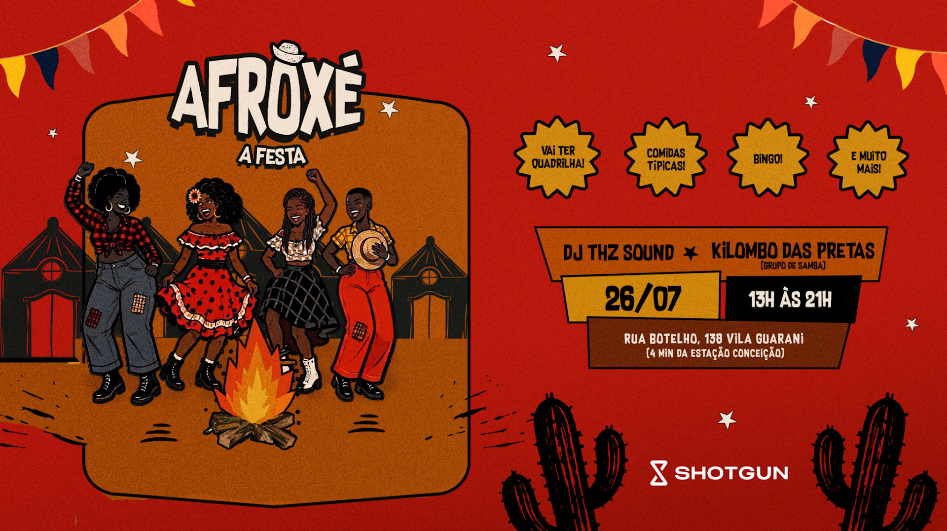 Festa Julina - Afroxé 26/07