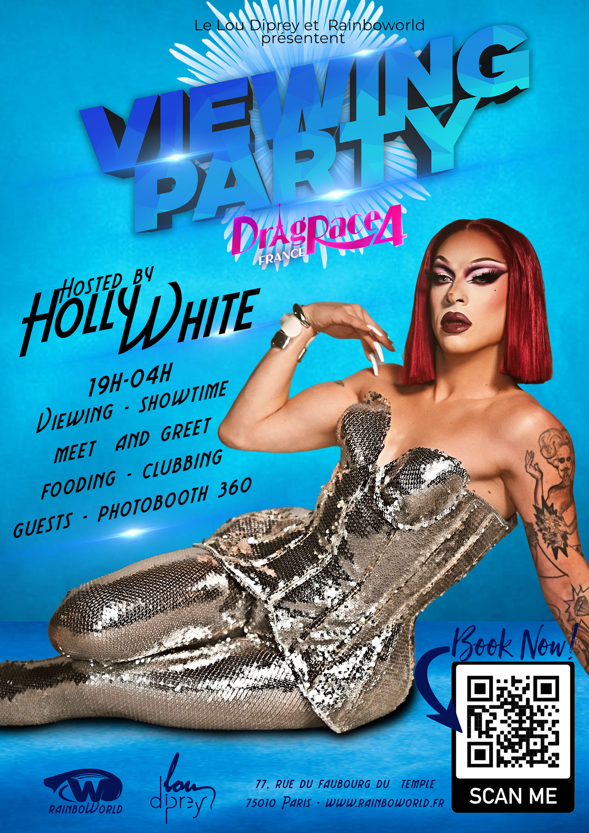 Viewing Party Drag Race France By Holly White S04 E01