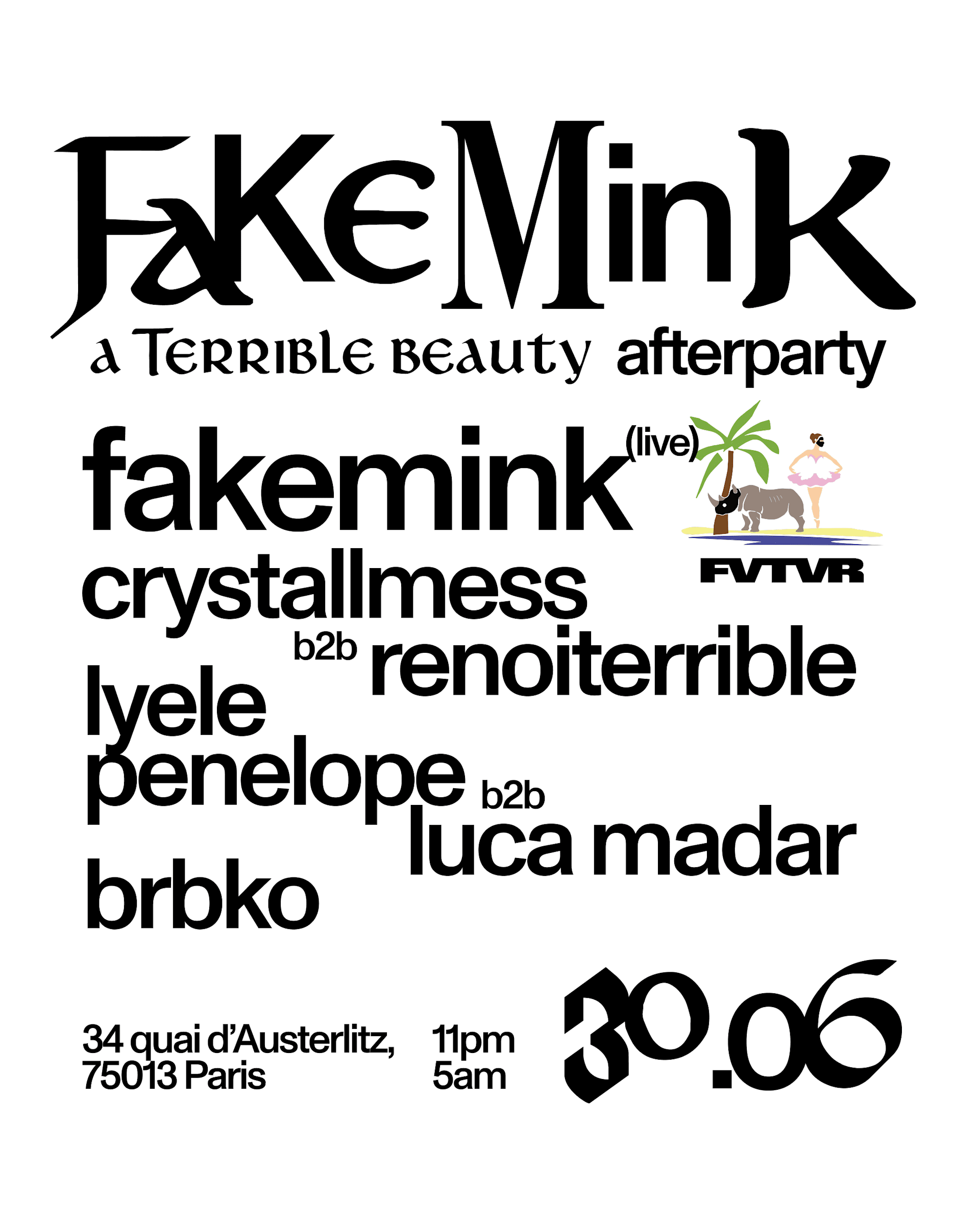 Fakemink: A Terrible Beauty Afterparty