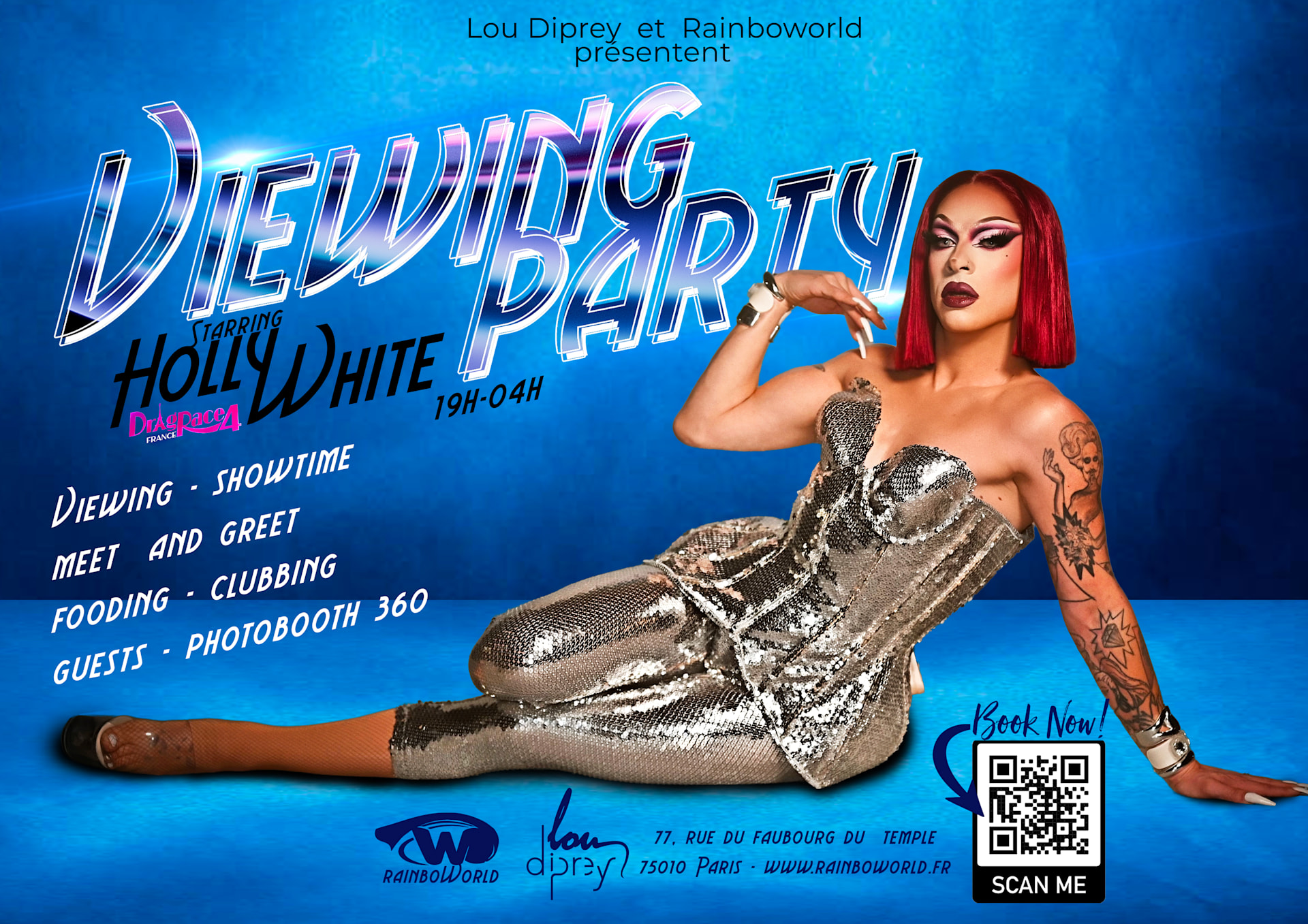 Viewing Party Drag Race France By Holly White S04 E02