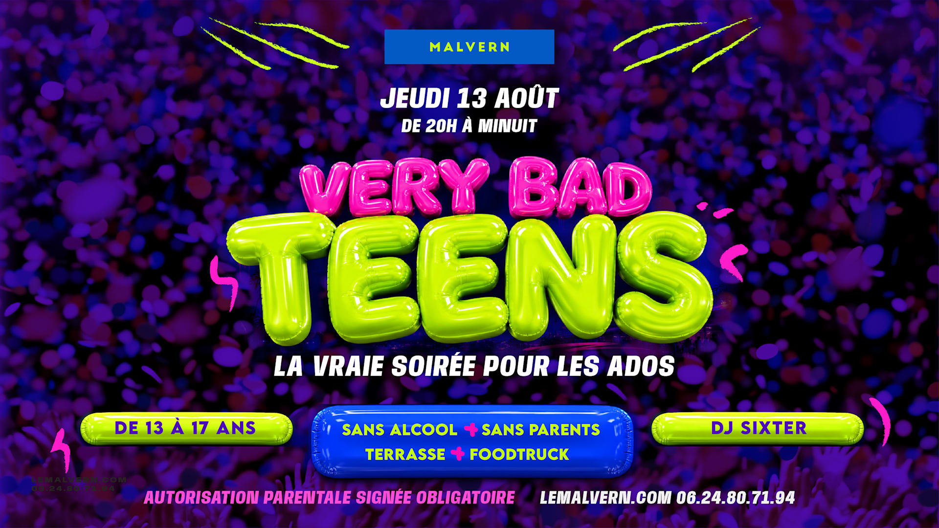 Very Bad Teens - 13/17ans