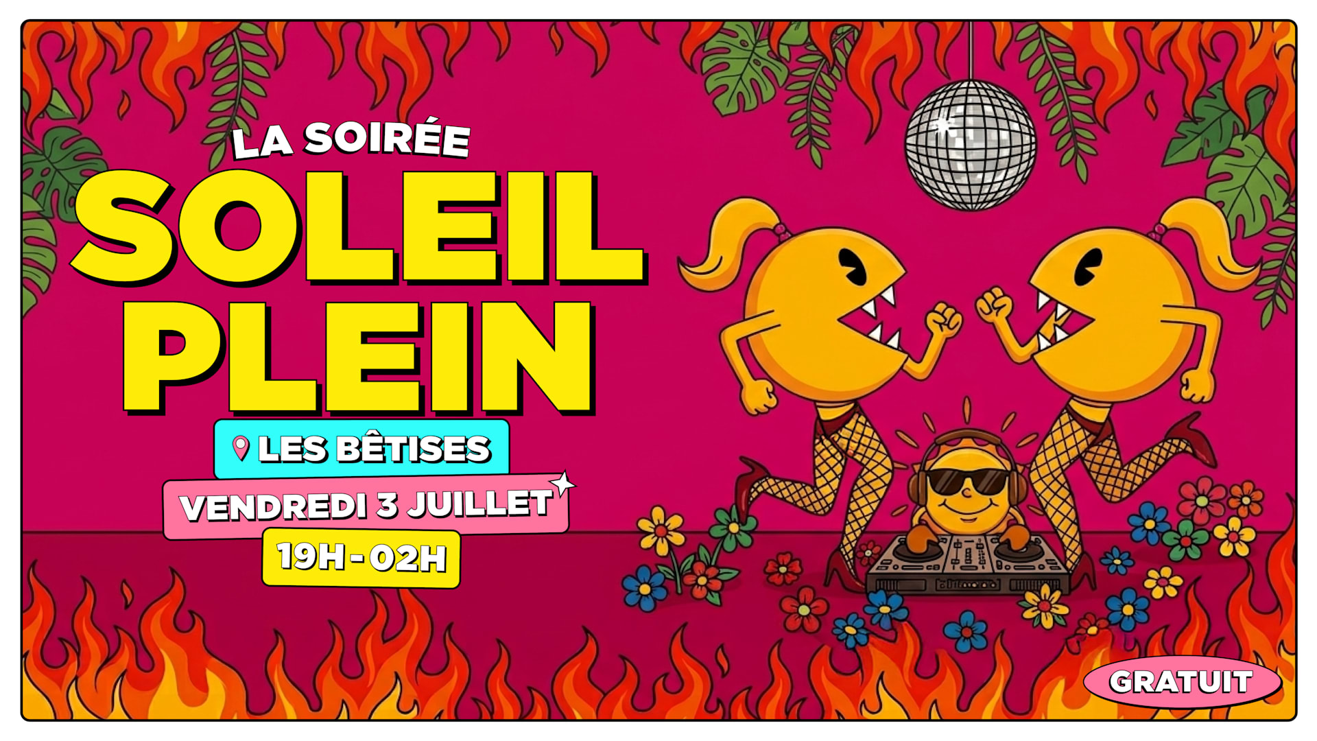 Soleil Plein Invite : Nicolas Massino, Smk & Fineline