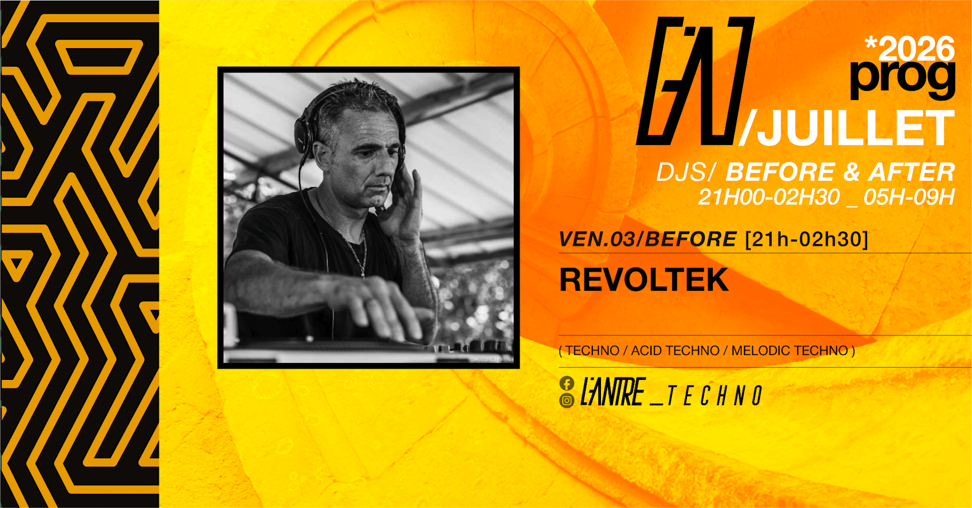 Revoltek — Techno / Acid Techno / Melodic Techno