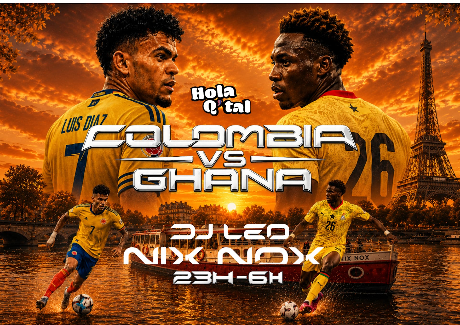 Match : Colombie - Ghana