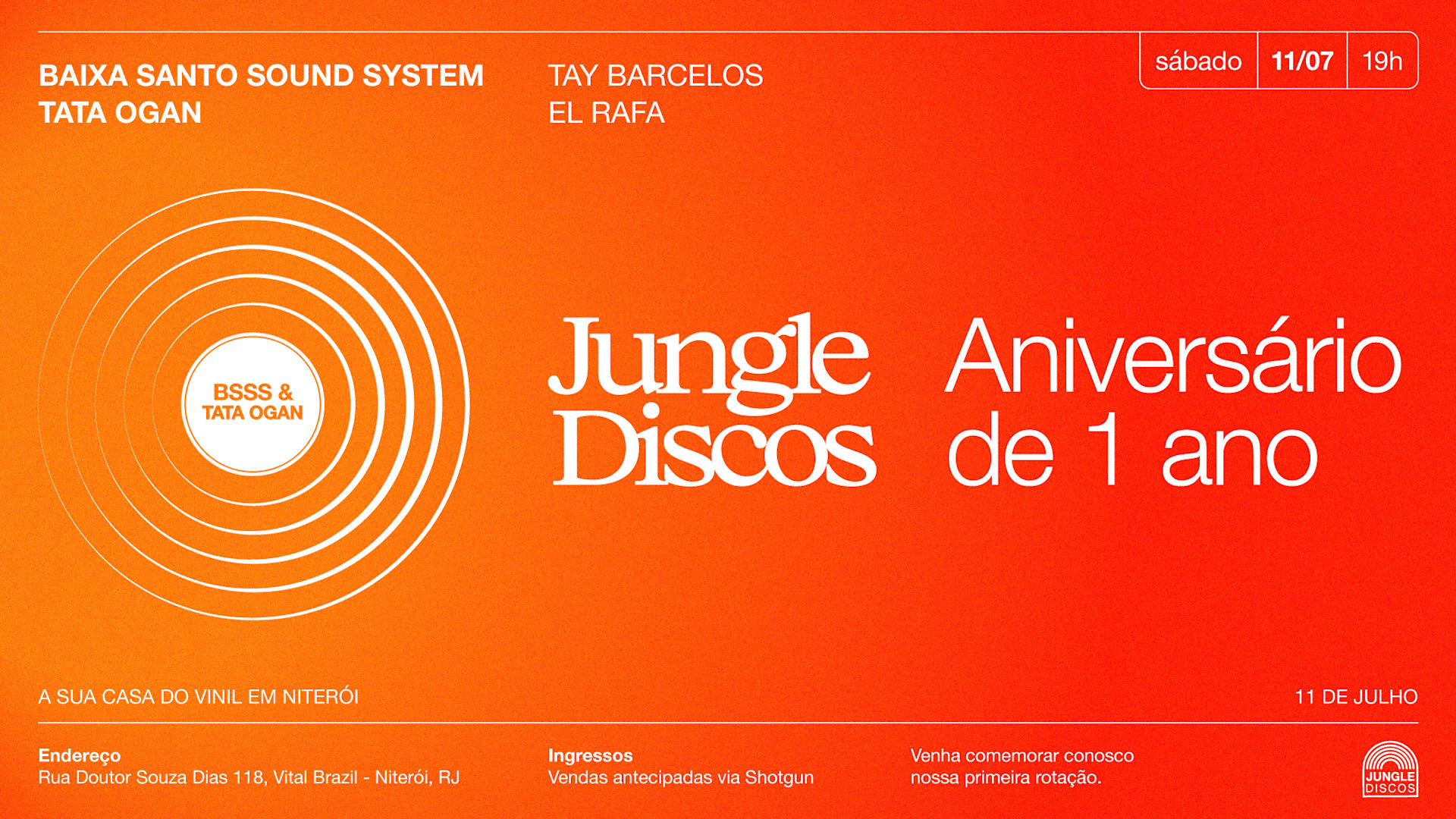 Festa 1 Ano Jungle Discos