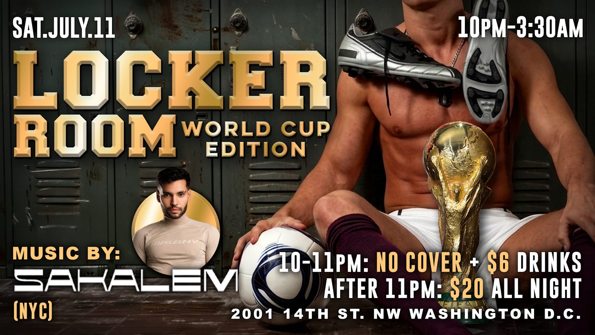 Locker Room: World Cup Edition With Sakalem (Nyc)