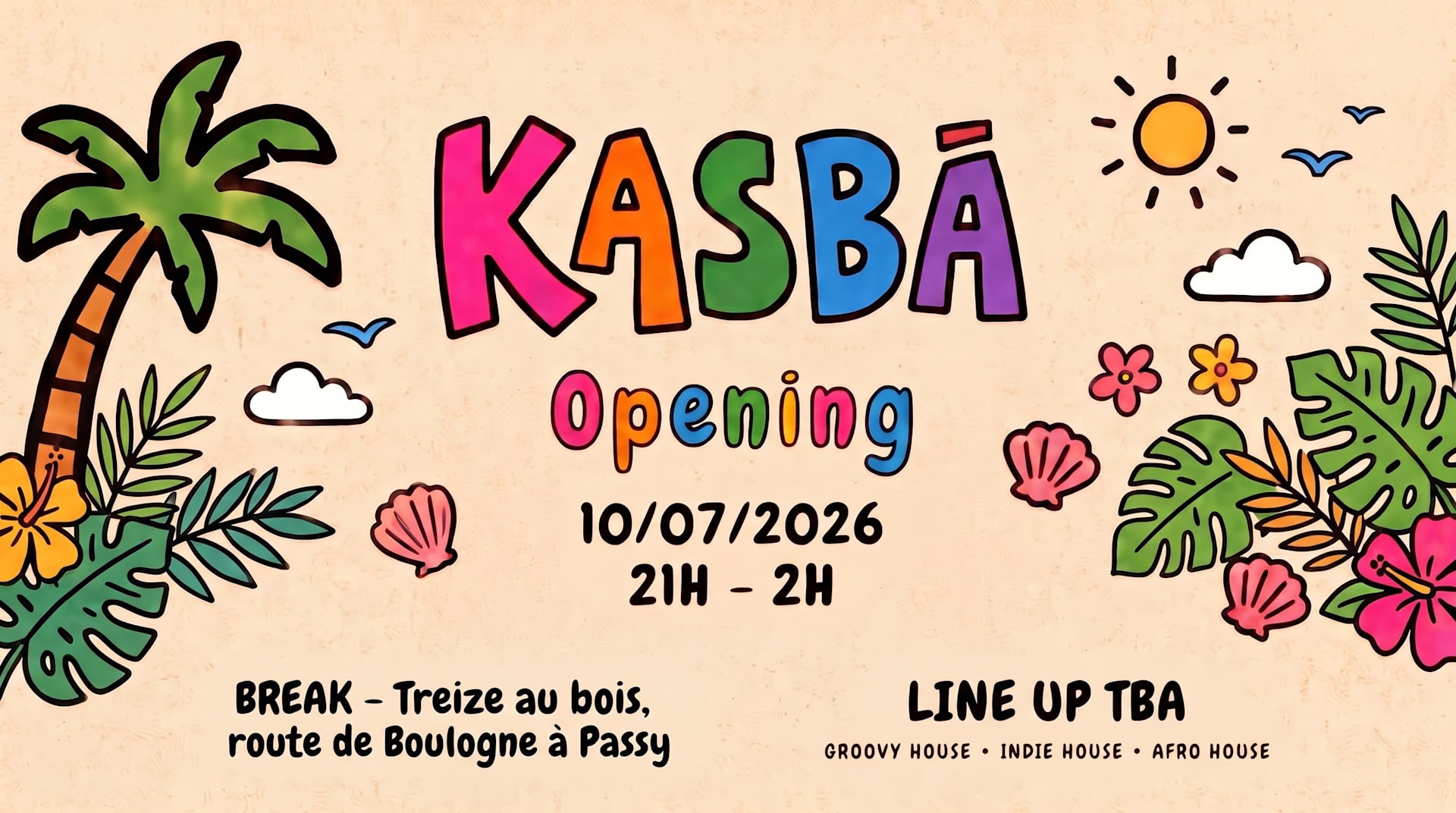 Kasba X Break Open Air | Opening | 10/07