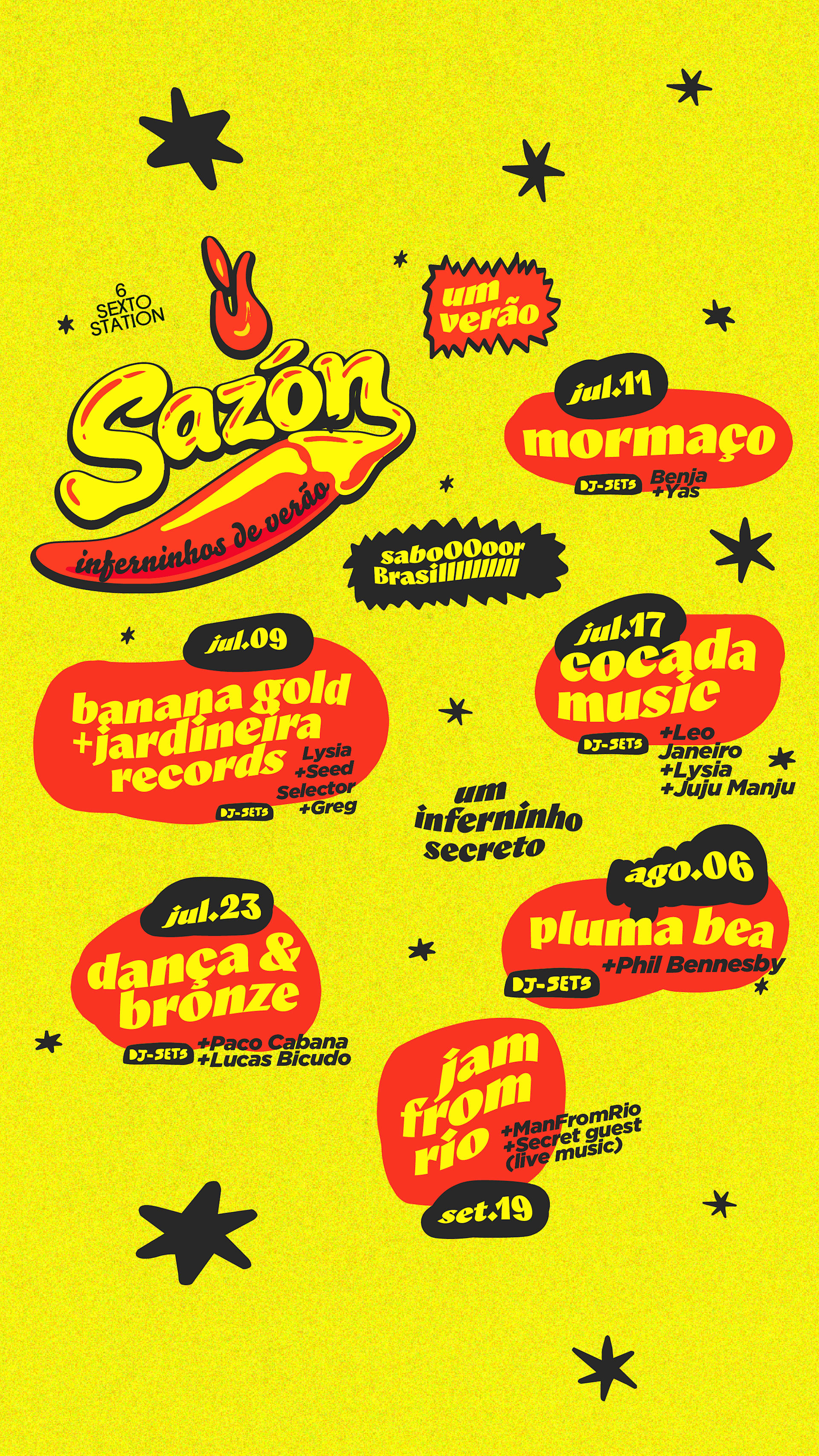 Sazón X Inferninhos De Verão At Sexto Station