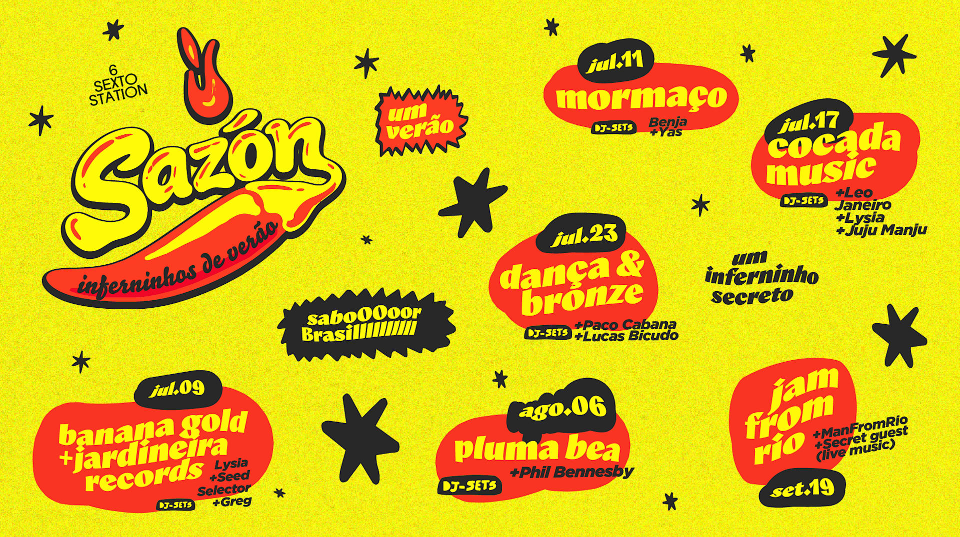 Sazón X Inferninhos De Verão At Sexto Station