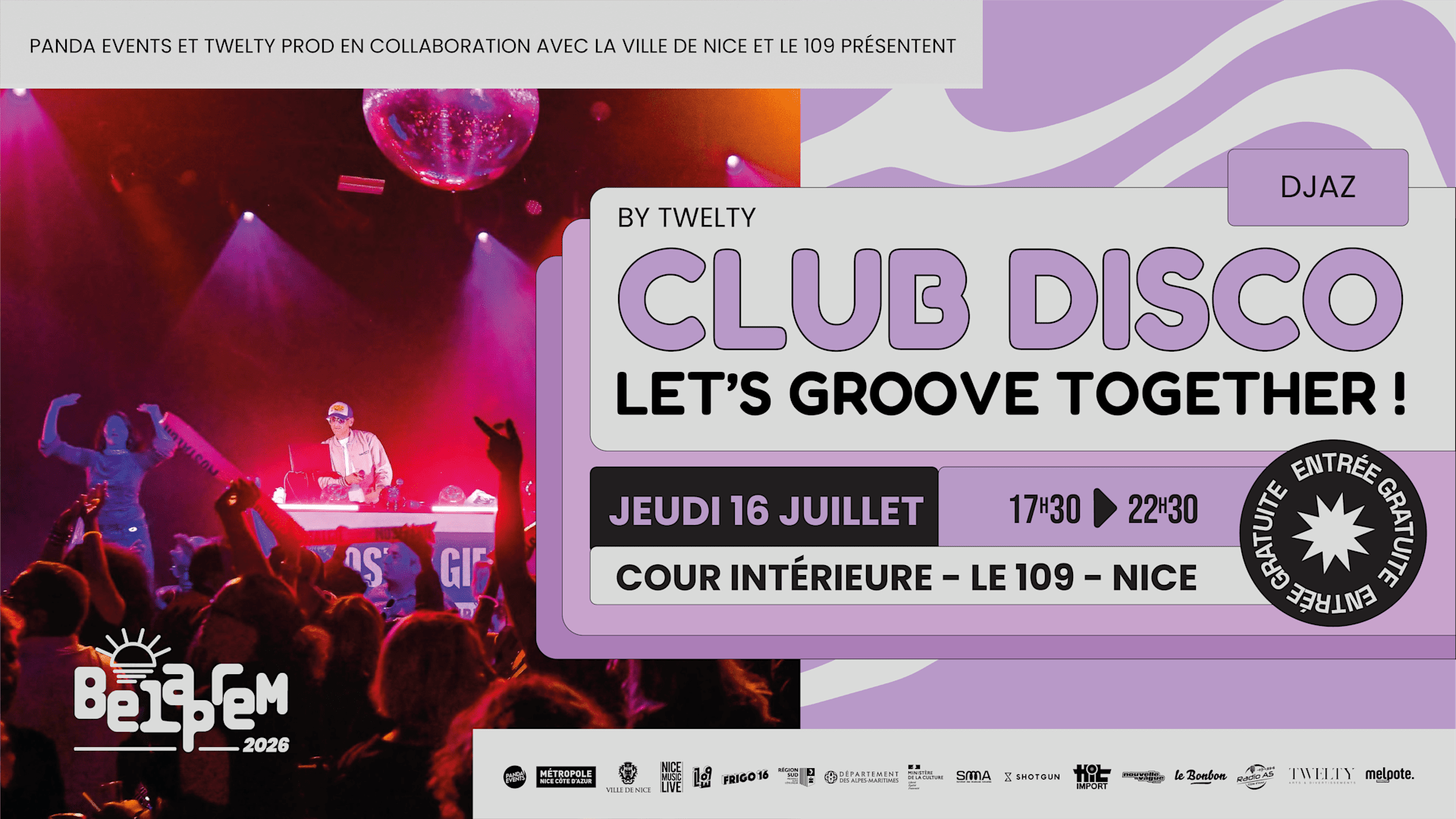 Belaprem X Twelty - Club Disco 70/80 Avec Djaz