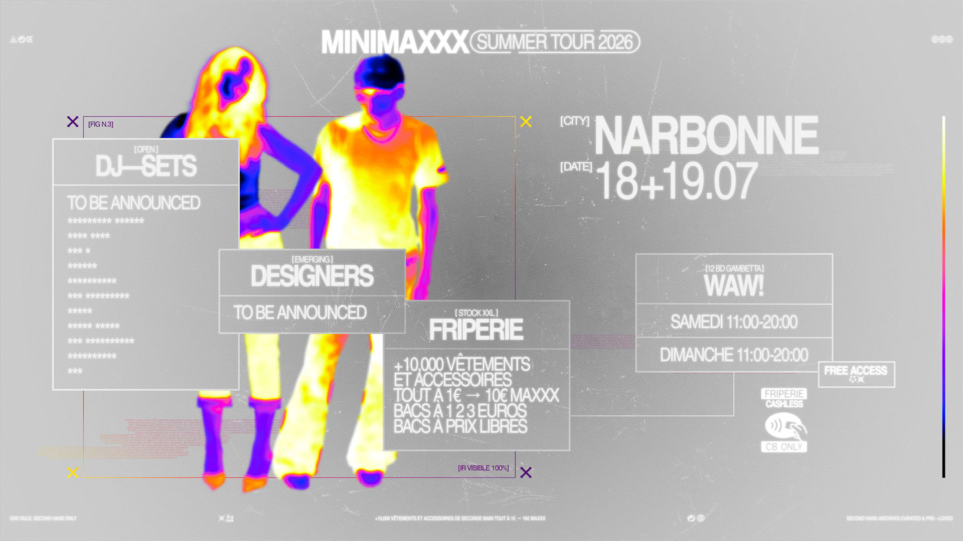 [Narbonne] Friperie + Dj-Sets + Designers