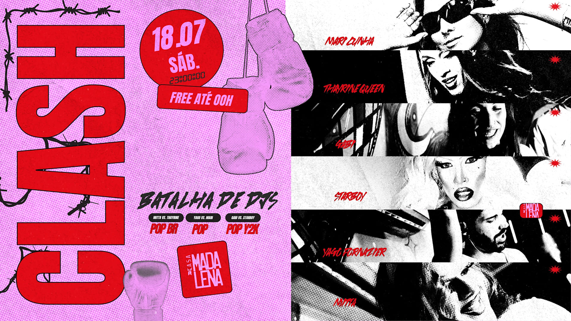 Clash | Batalha De Djs | Sábado | Free*