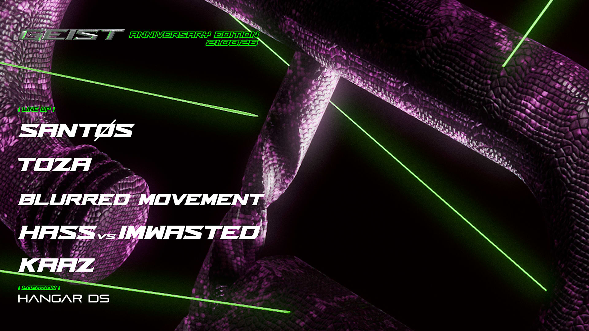Geist : Anniversary Edition // Santøs-Toza-Blurred Movement