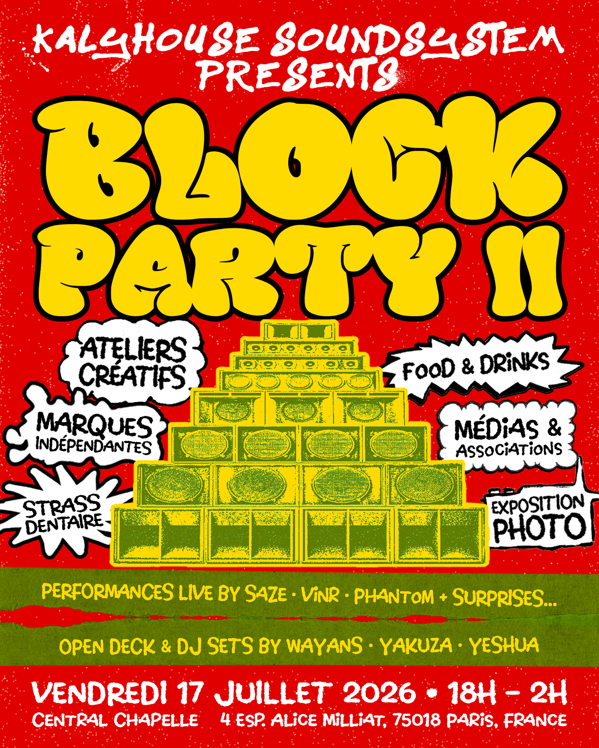 Kalyhouse Block Party II — Central Chapelle