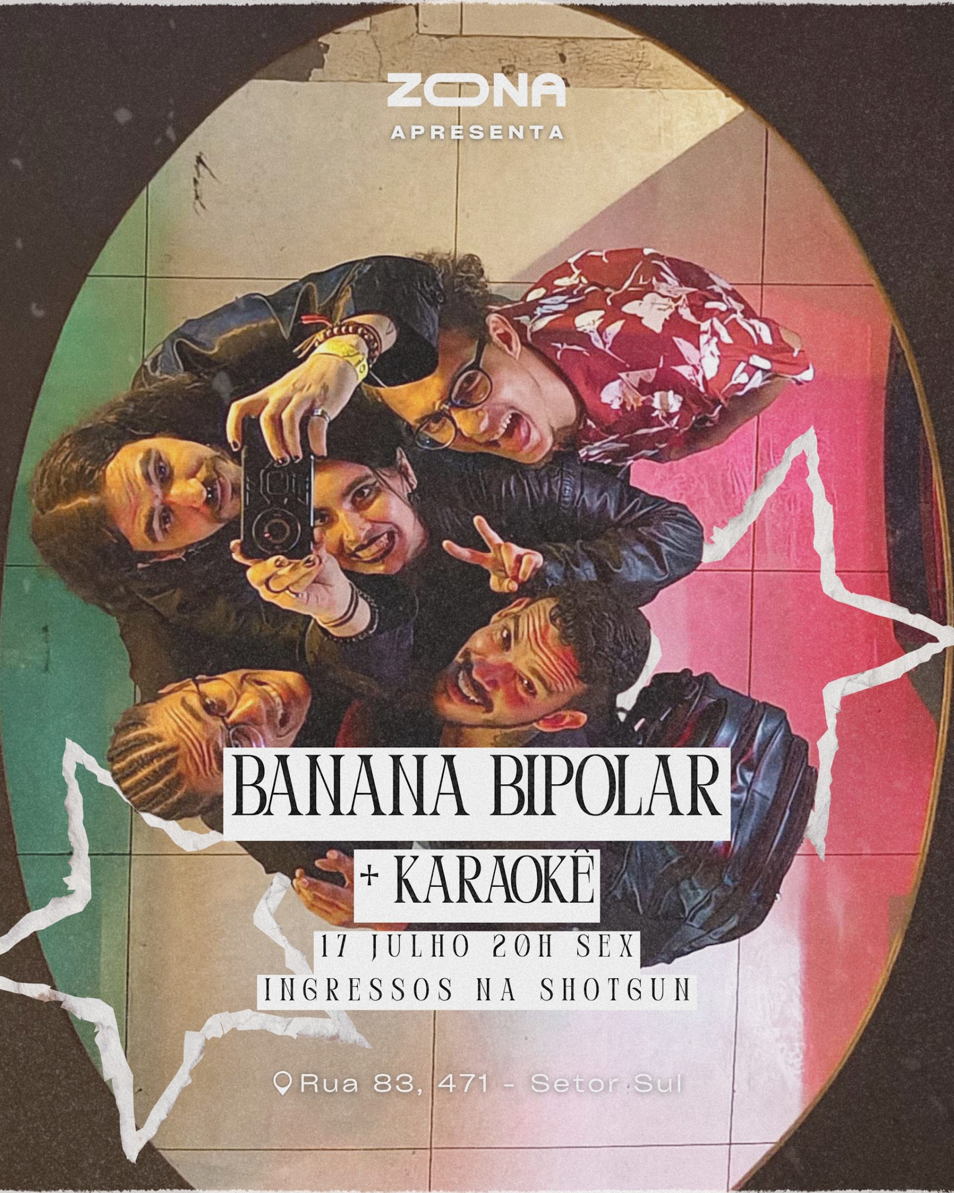 Zona Apresenta: Banana Bipolar + Karaokê