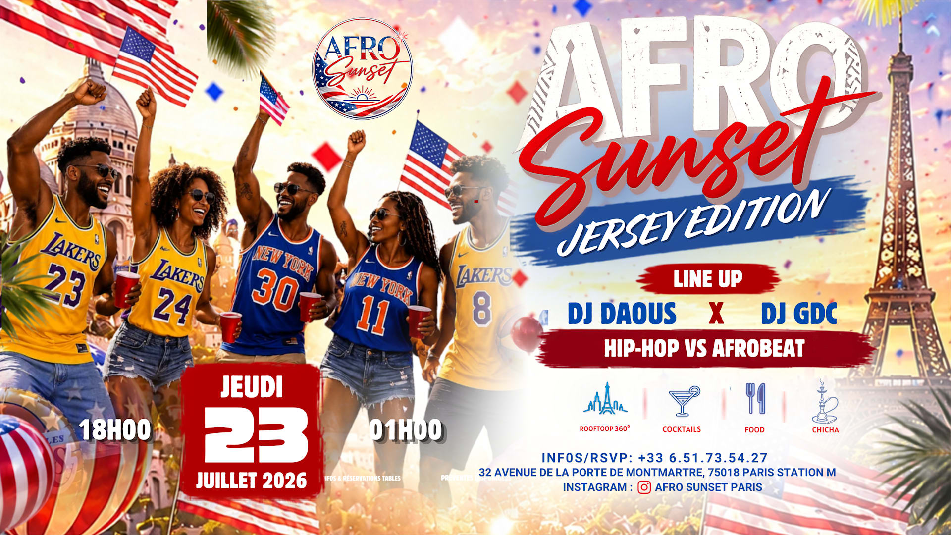 Afro Sunset — Jersey Edition