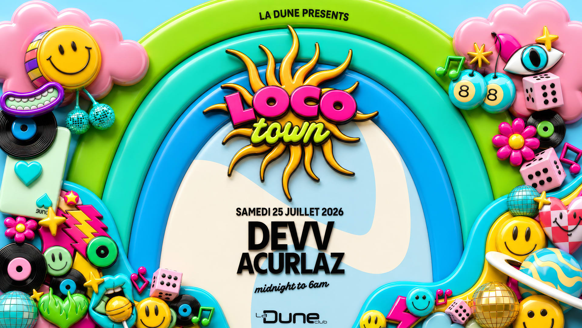 Loco Town - Samedi 25 Juillet