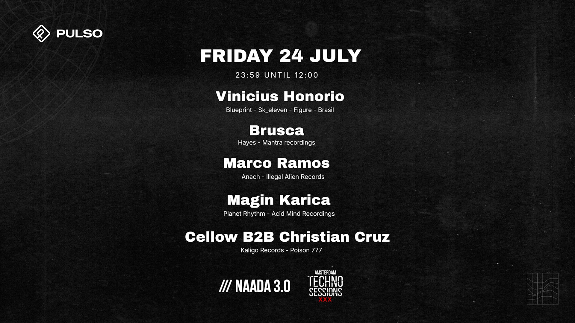 Pulso × Amsterdam Techno Sessions @ Naada
