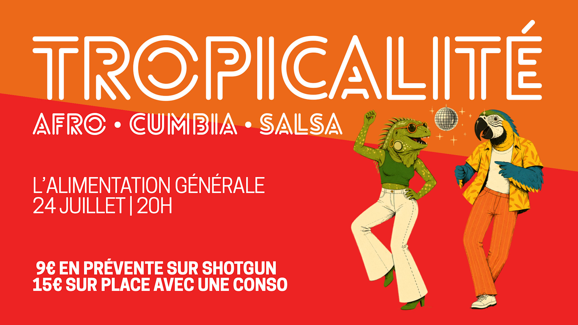Tropicalité Tropical-Afro-Cumbia-Salsa