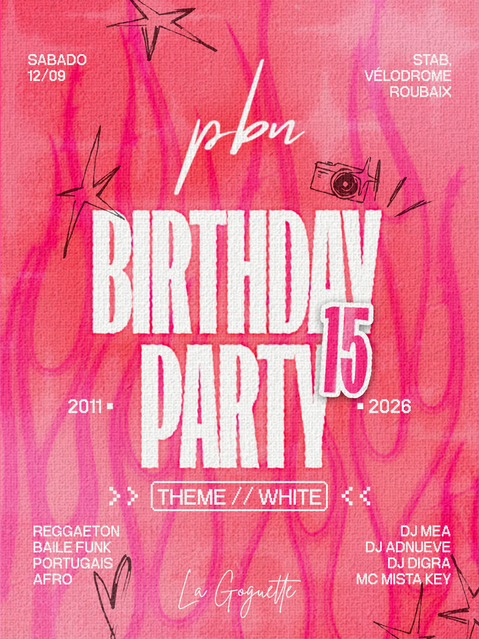 Birthday Party 15 (White)