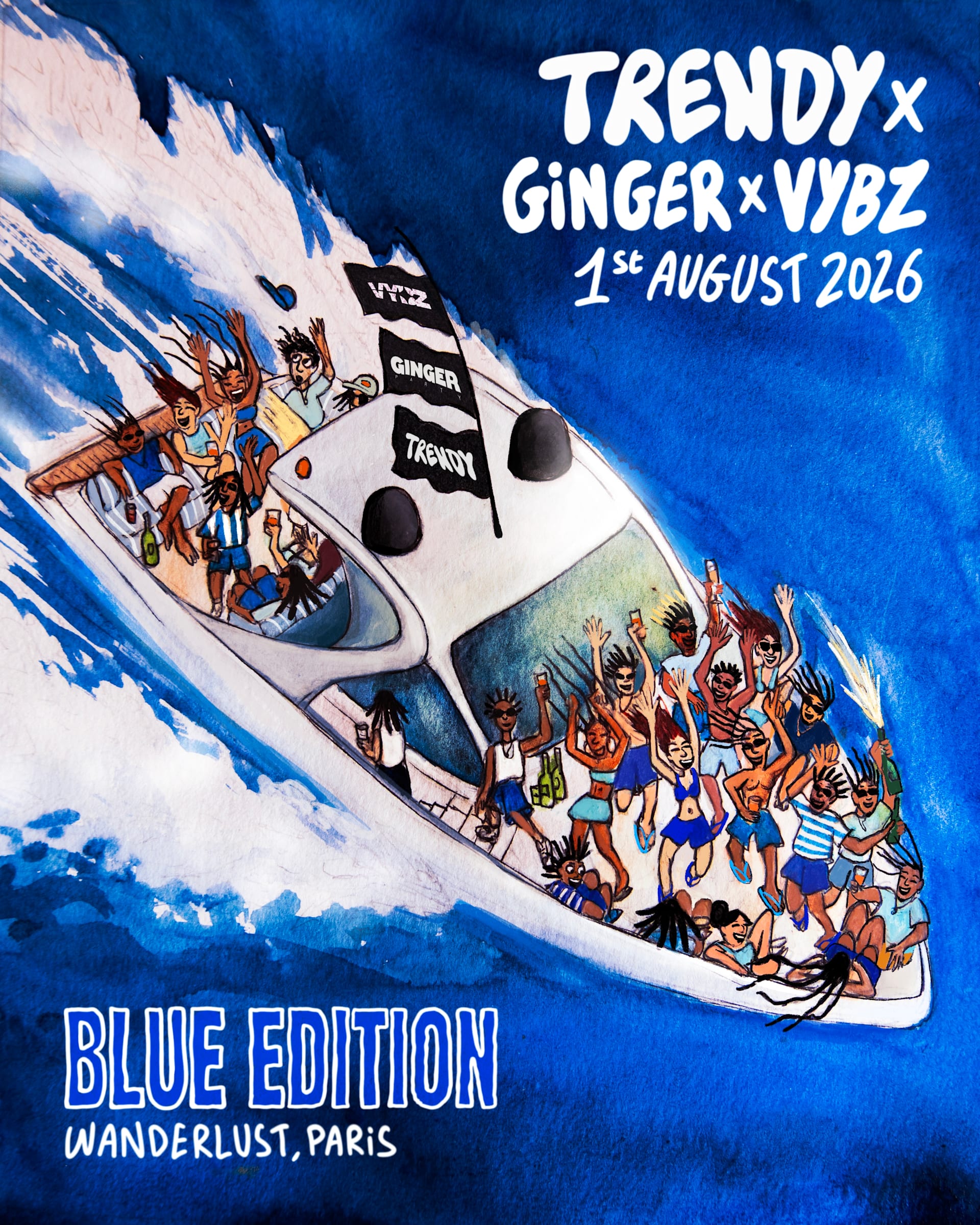 Trendy X Ginger X Vybz • Blue Edition W/ Ntaba 2 London