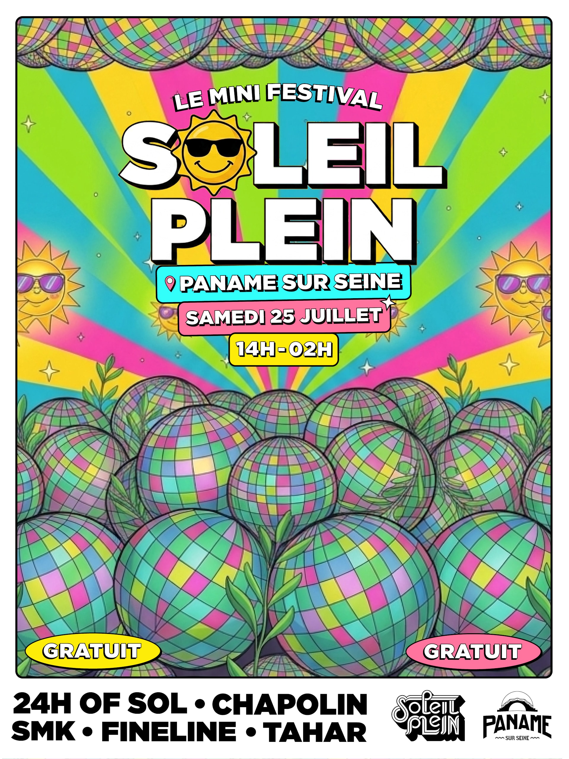 Soleil Plein Invite : Smk, Fineline & Tahar