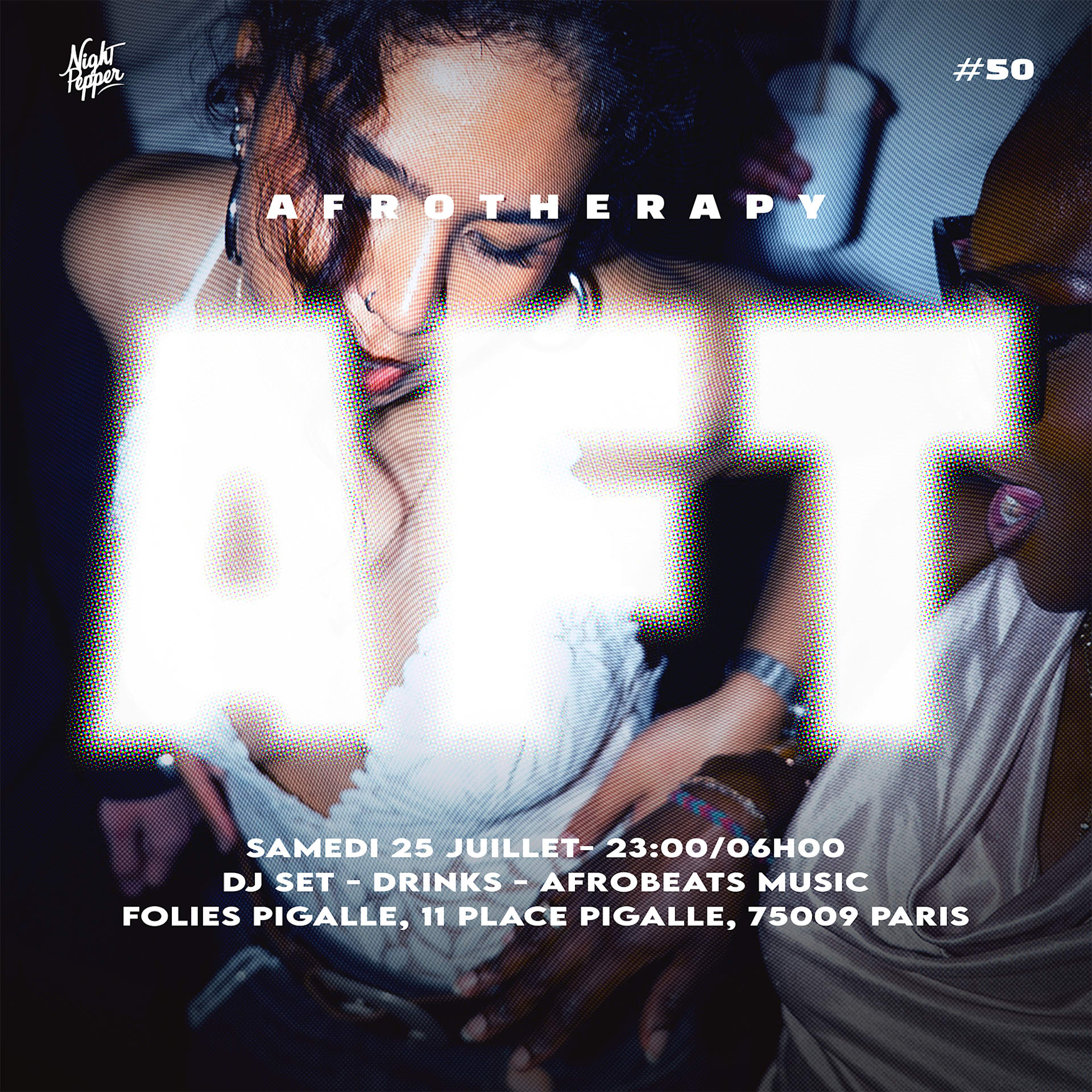 Afrotherapy - Samedi 25 Juillet - Folies Pigalle
