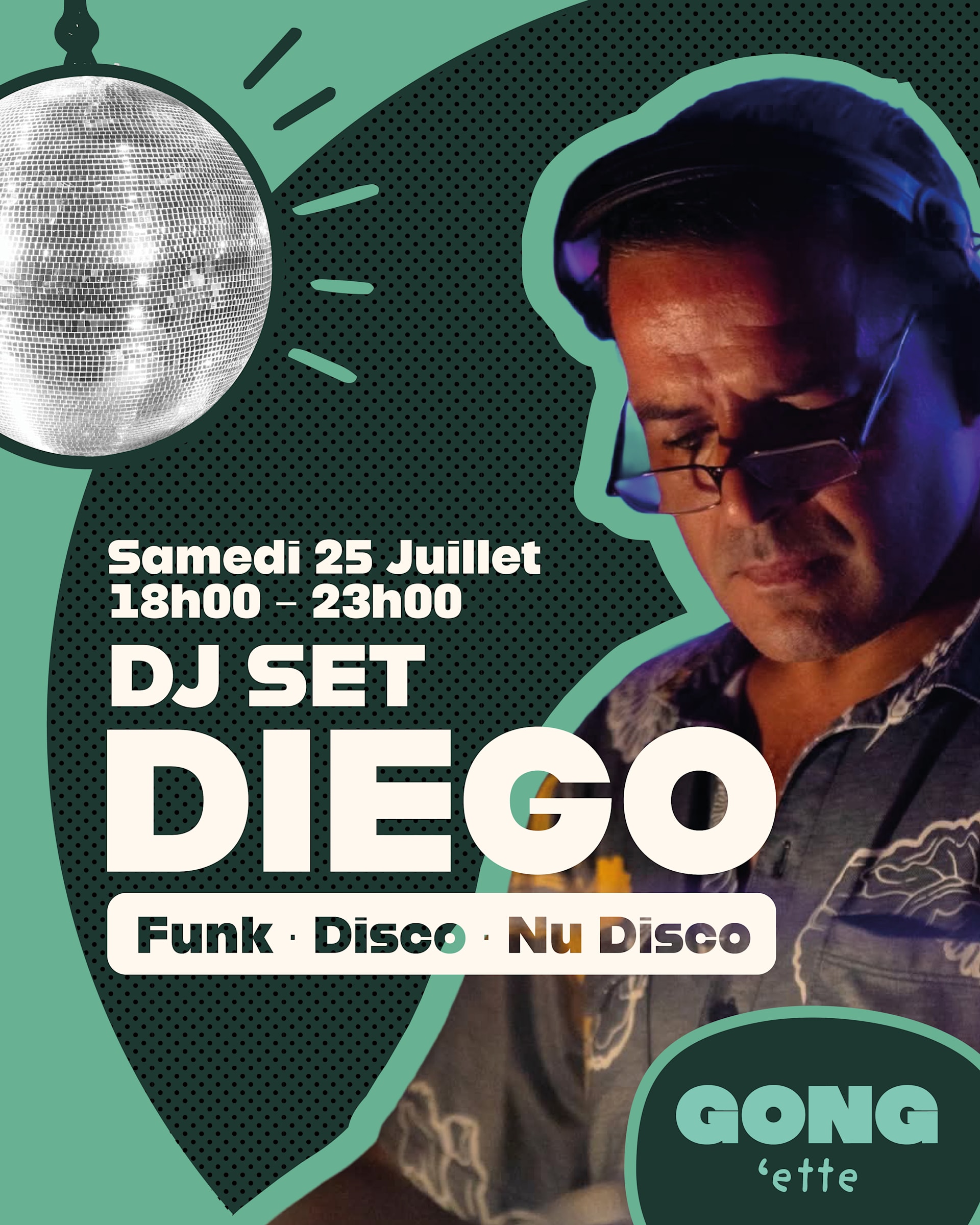 Soirée Funk, Disco & Nu-Disco W/ Diego