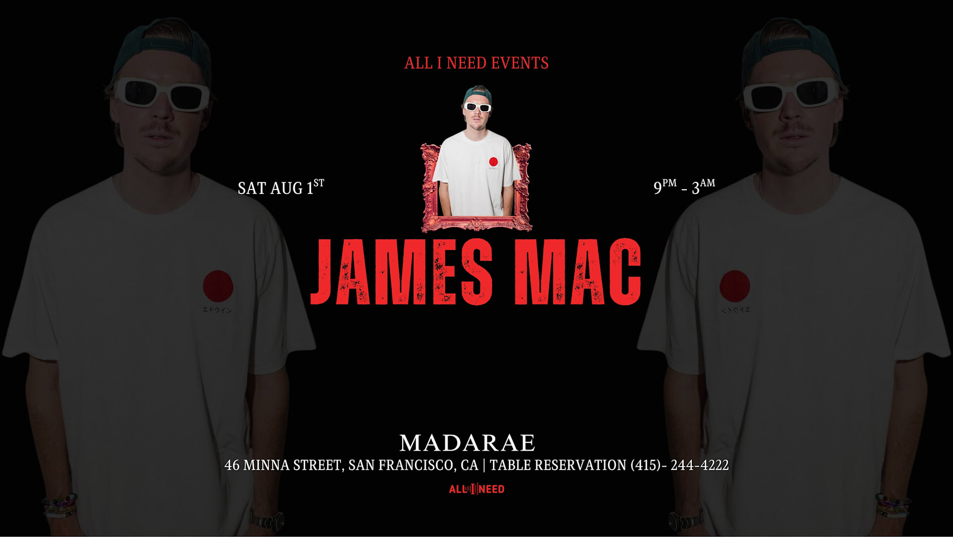 James Mac (Afro House - Tech House) At Madarae