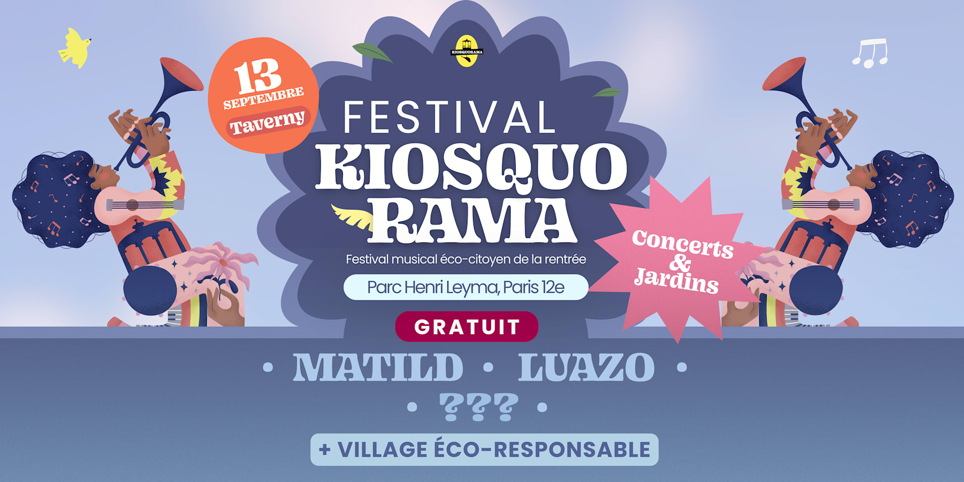 Festival Kiosquorama : Édition 2026 — 13/09