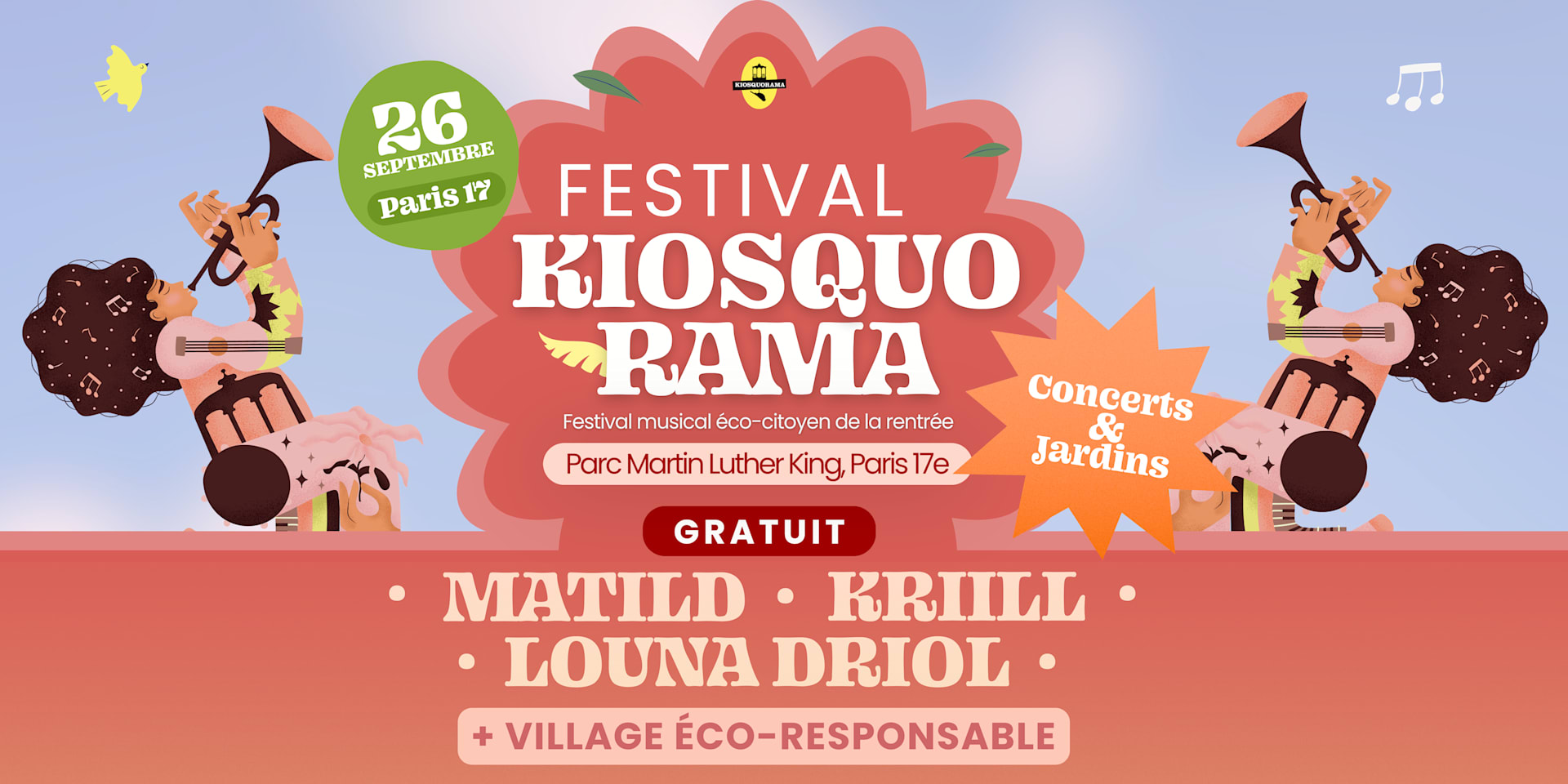 Festival Kiosquorama : Édition 2026 — 26/09