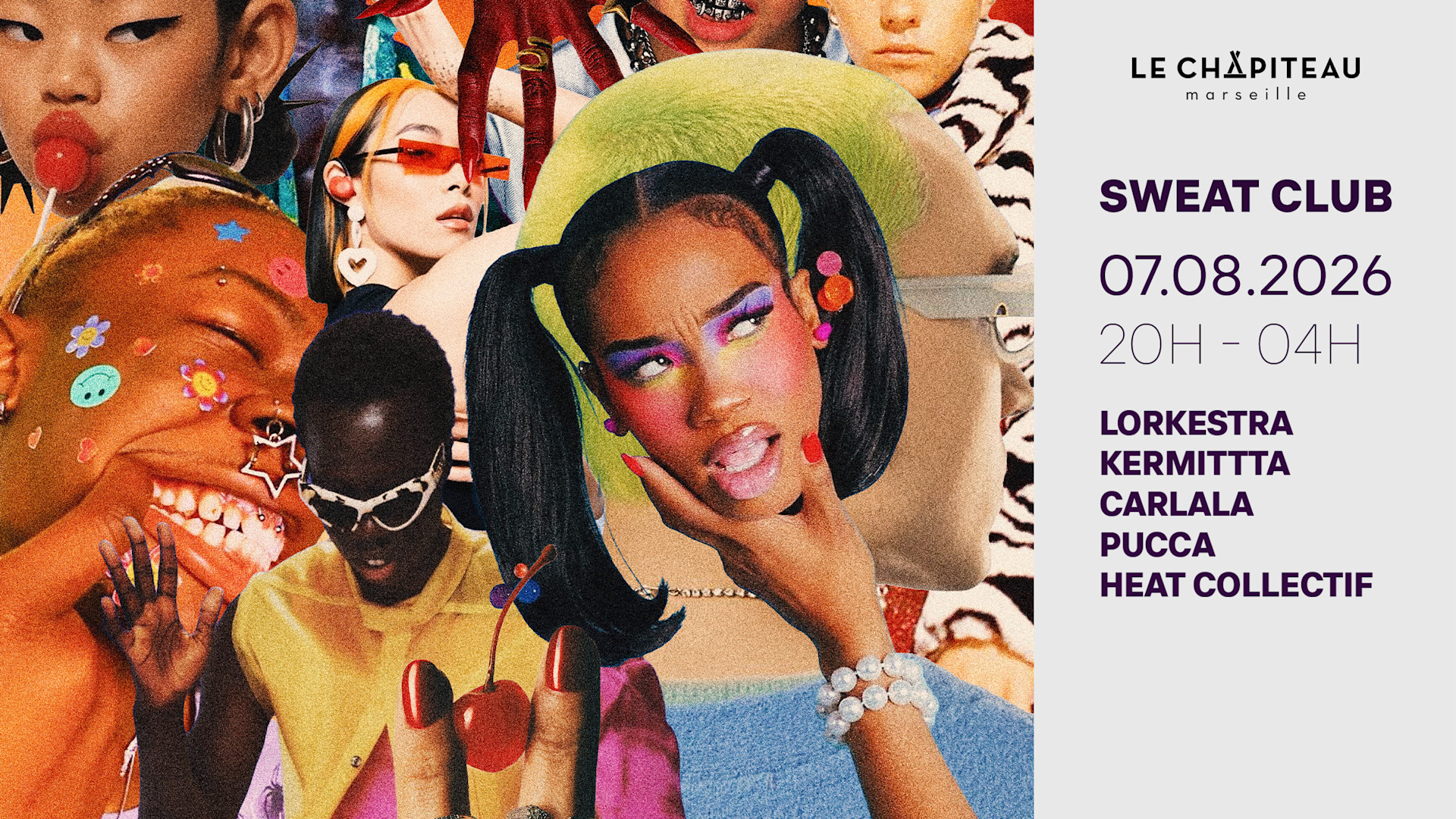 Sweat Club W/ Kermittta, Lorkestra, Carlala, Pucca & More
