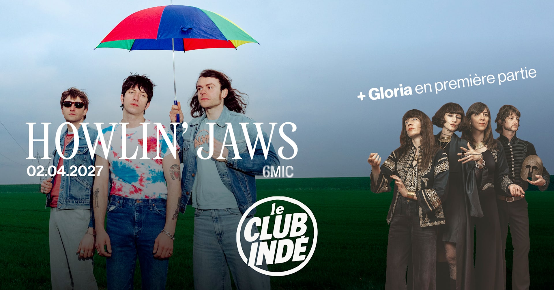 Club Indé - Howlin'jaws + Gloria