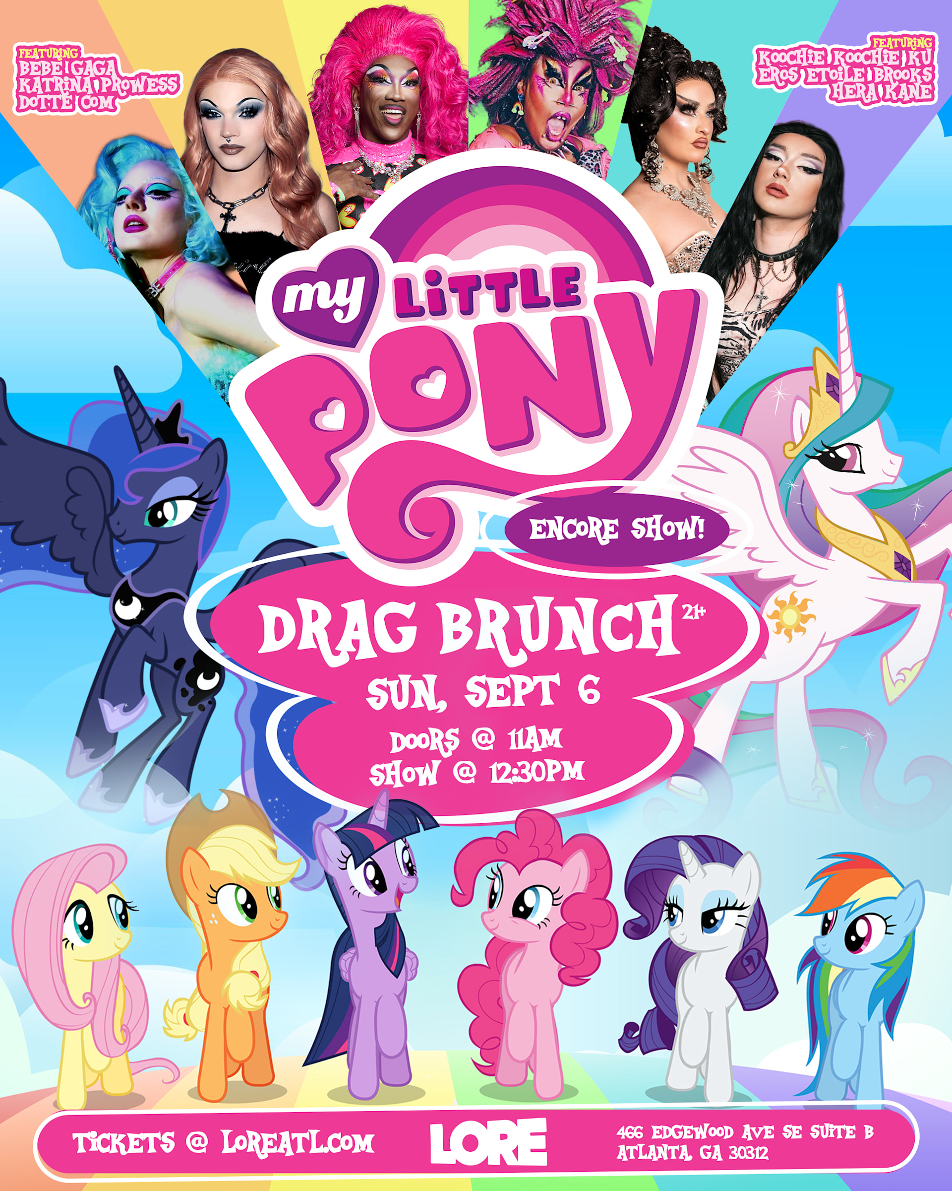 My Little Pony Drag Brunch