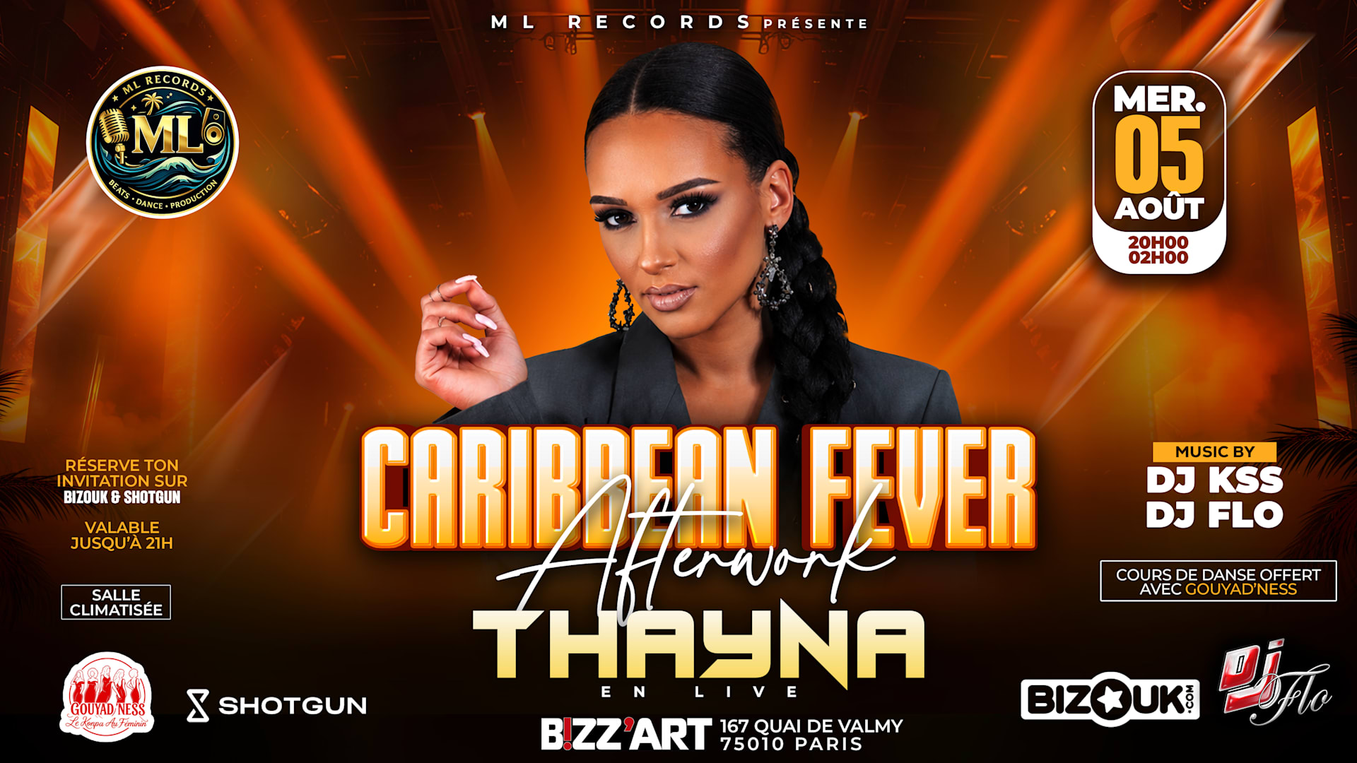 🌴 Caribbean Fever Afterwork – Live Thayna 🎤