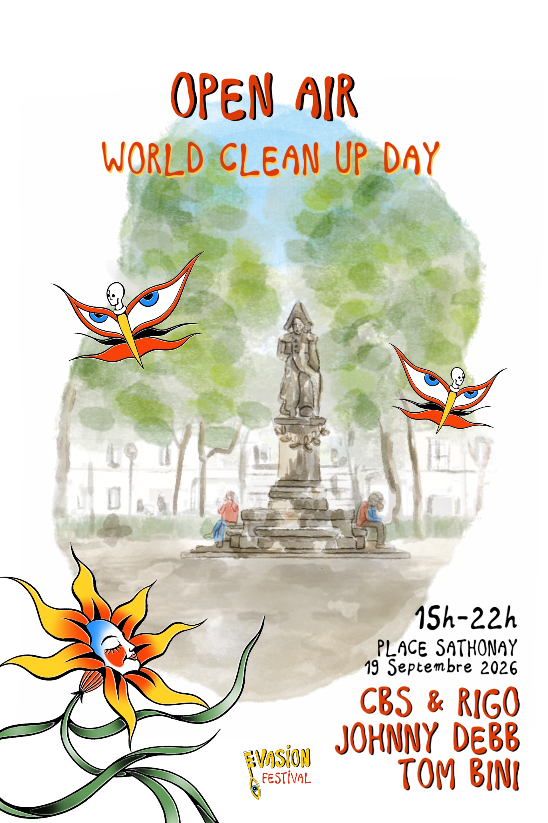✹ Open Air Evasion ✹ Clean Up Day @ Place Sathonay