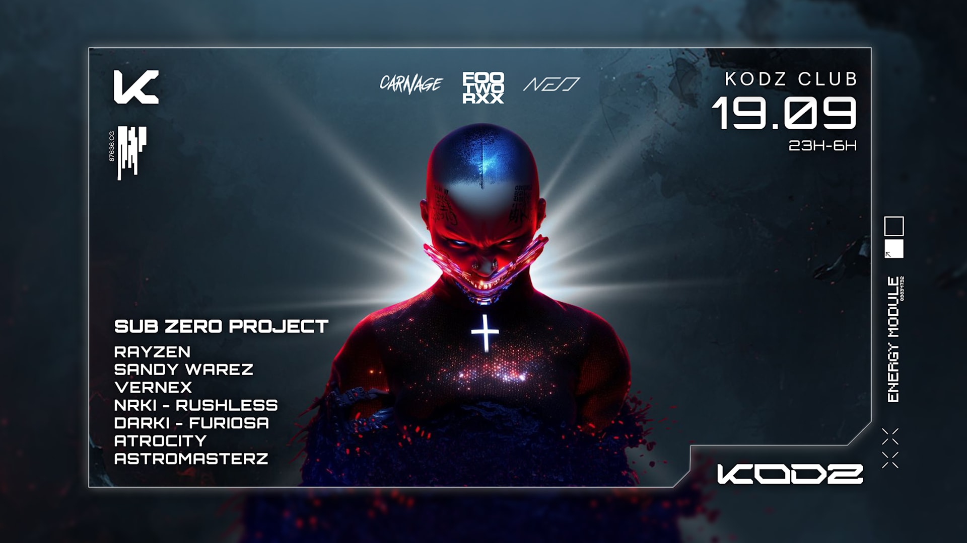 Footworxx Presents Subzero Project, Rayzen, Sandy Warez ...