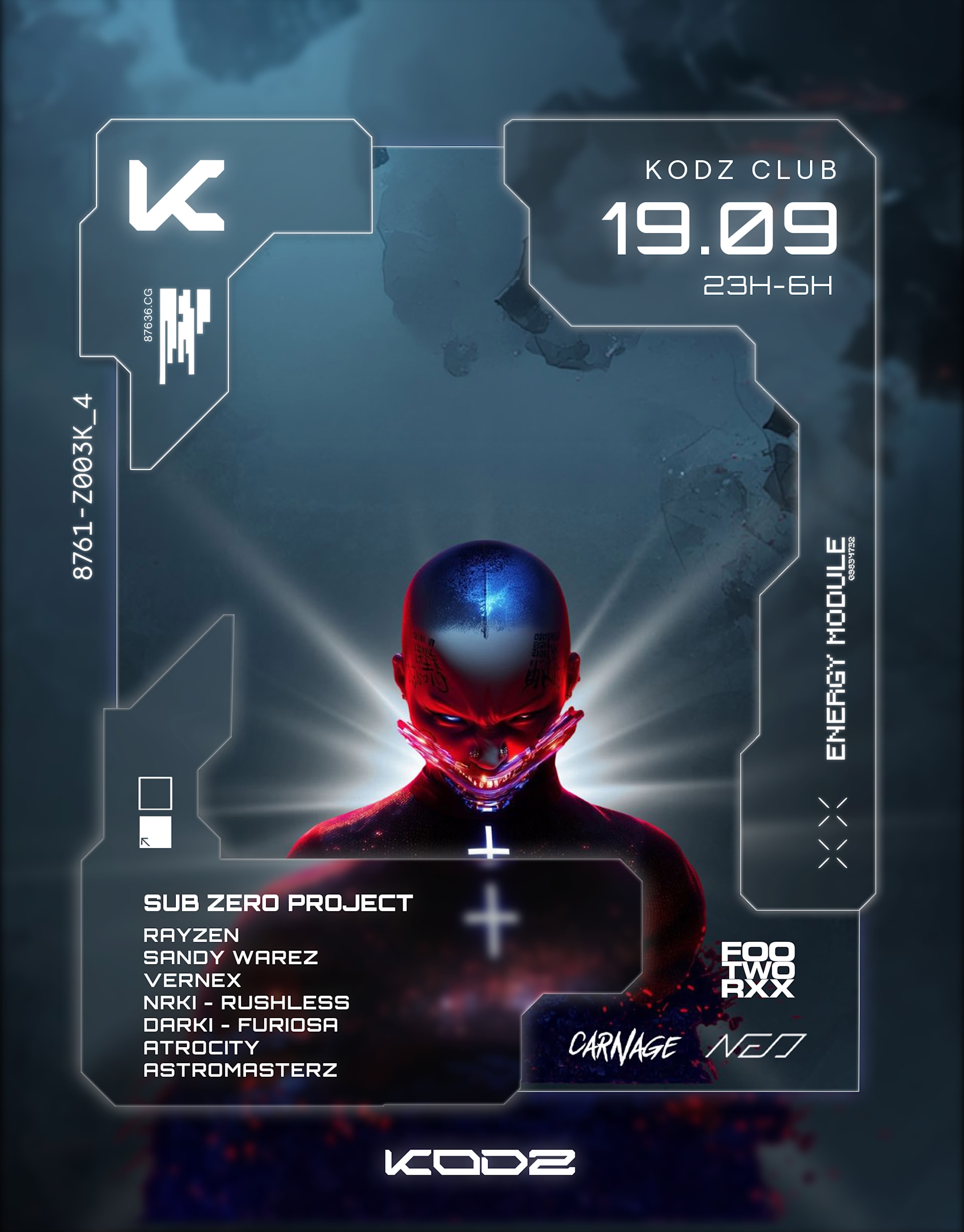 Footworxx Presents Subzero Project, Rayzen, Sandy Warez ...