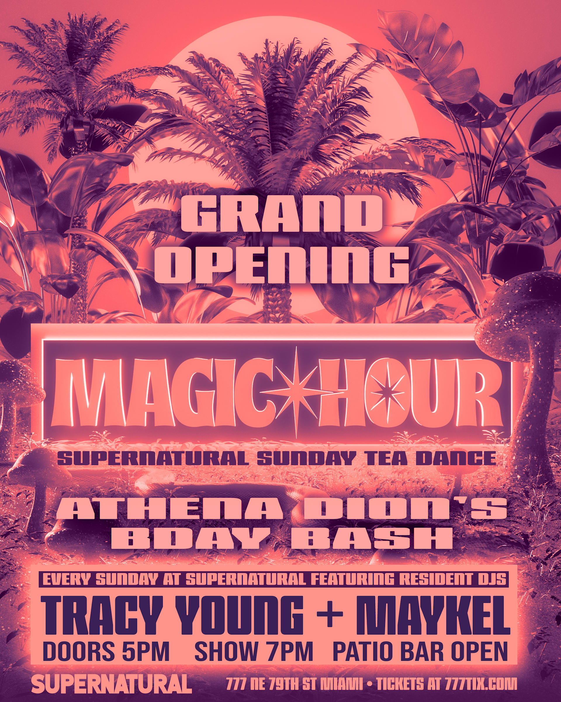 Magic Hour Tea Dance Ft. Athena Dion, Tracy Young + Maykel