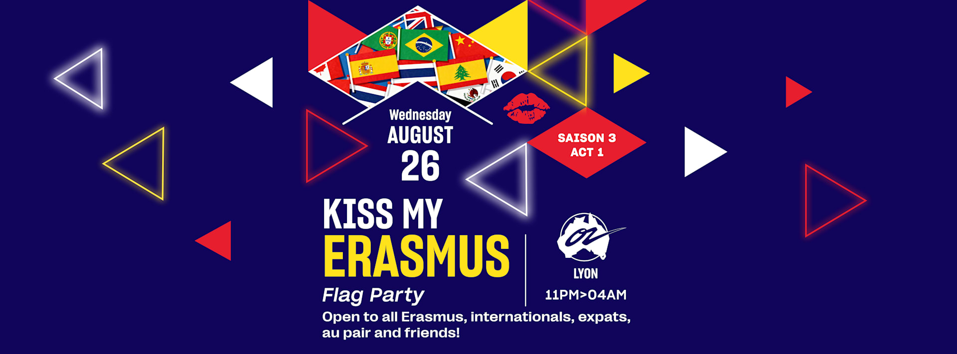 Kiss My Erasmus 26.08 - Lyon
