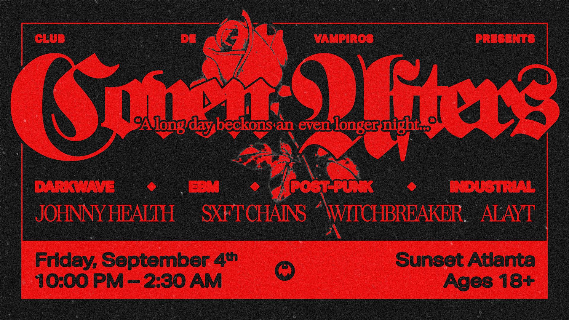 Club De Vampiros Presents... Coven Afters With Johnny Health