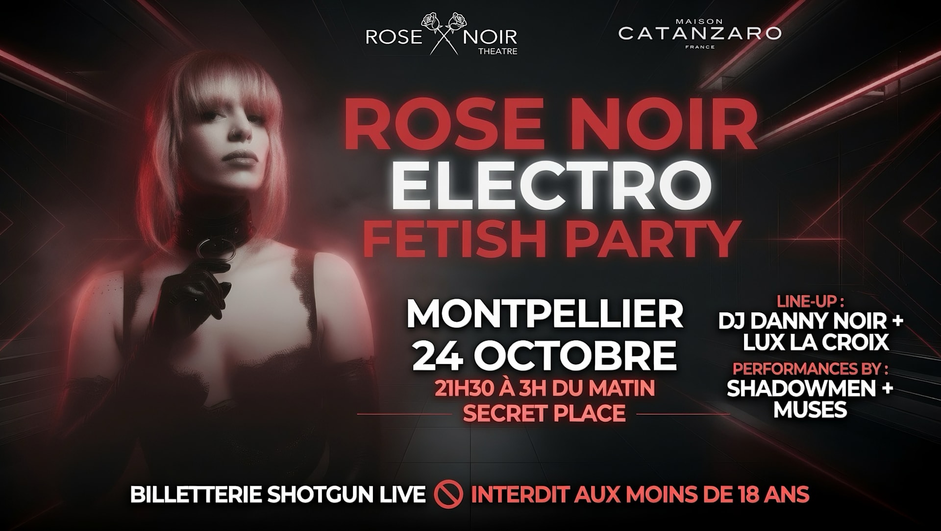 Rose Noir Electro - French Style Fetish Party