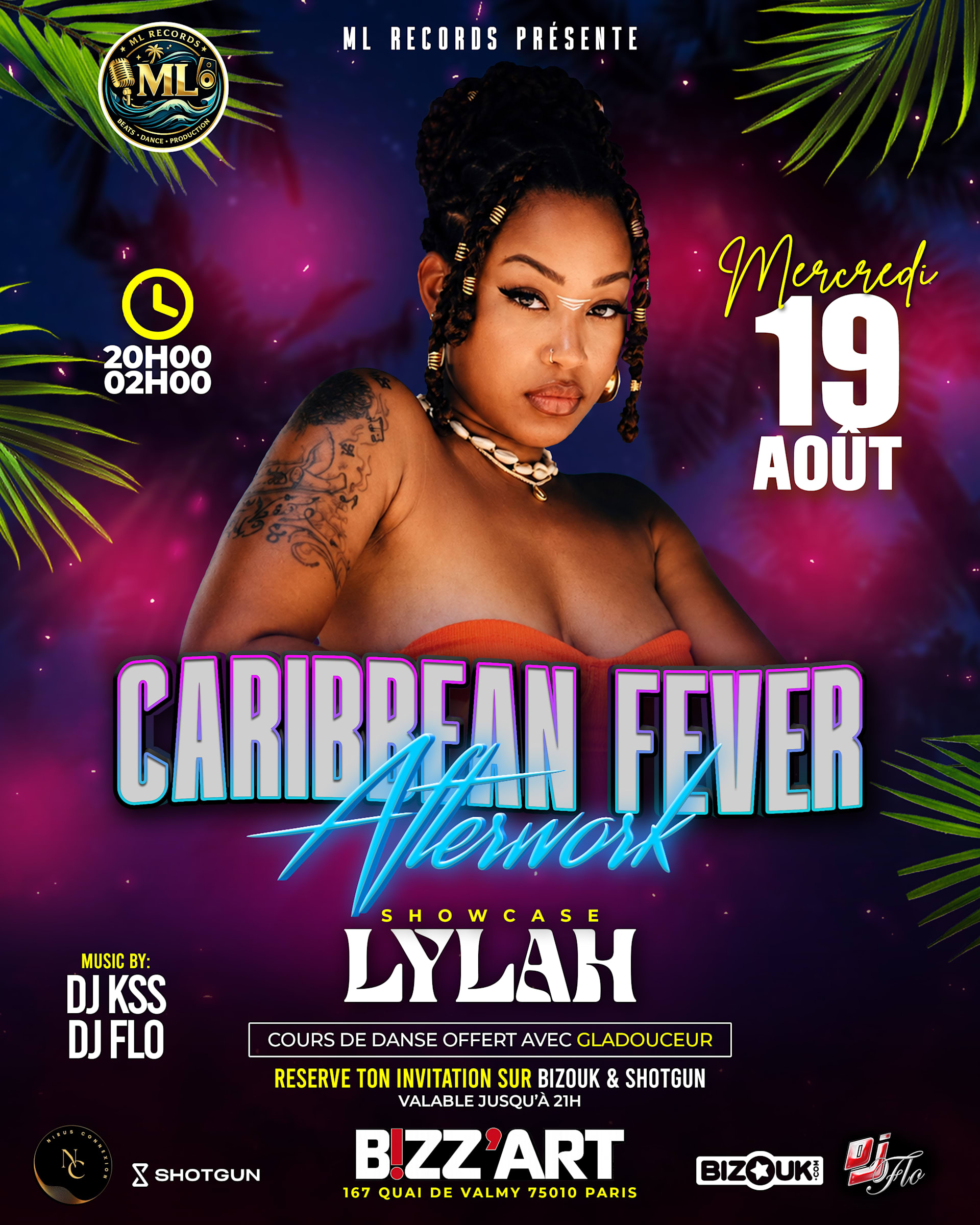 Caribbean Fever Lylah En Showcase Au Bizz’Art