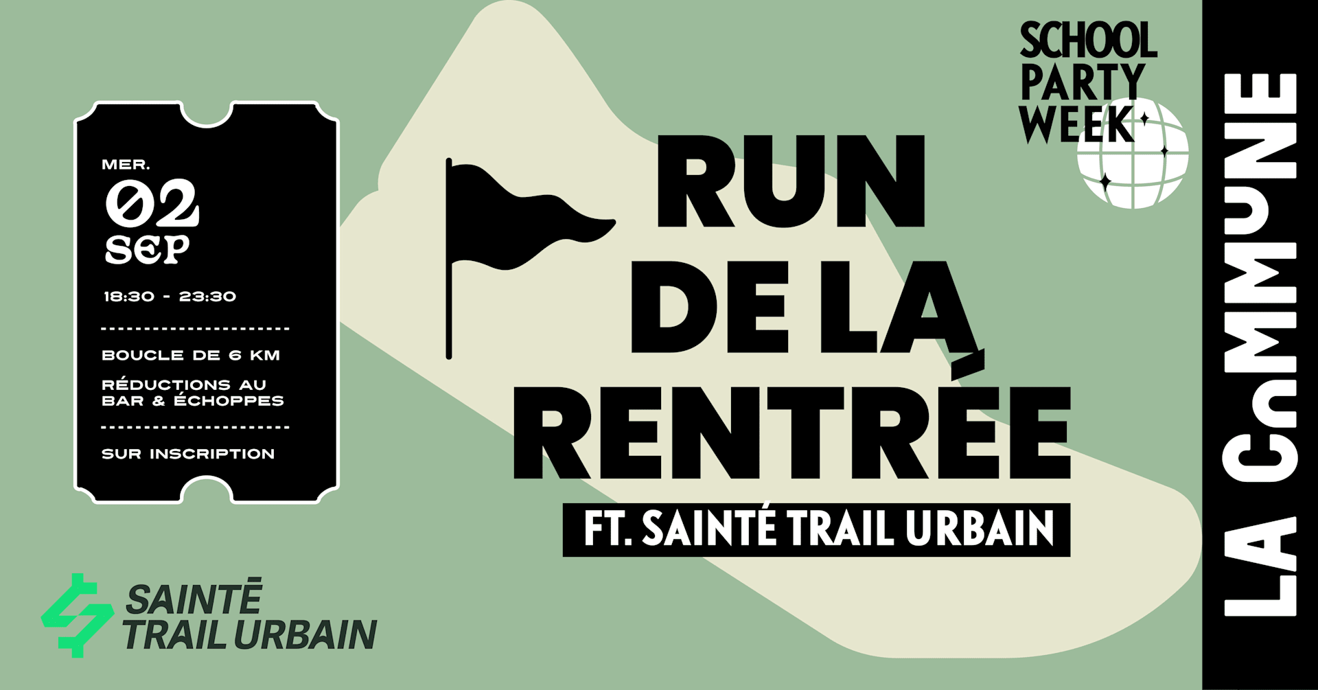 Run De La Rentrée Ft. Sainté Trail Urbain