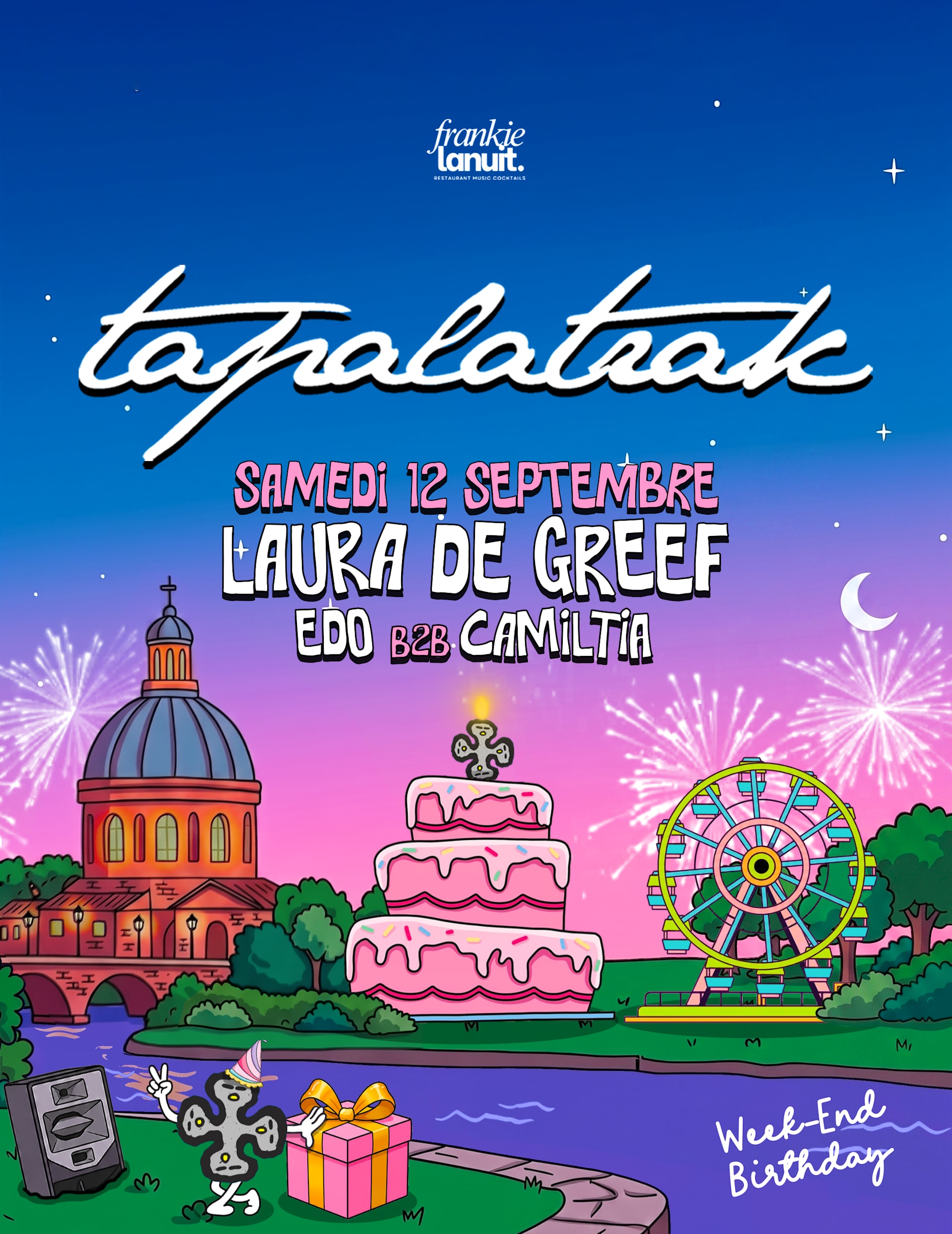 Tapalatrak Invite Laura De Greef - Frankie La Nuit, Toulouse